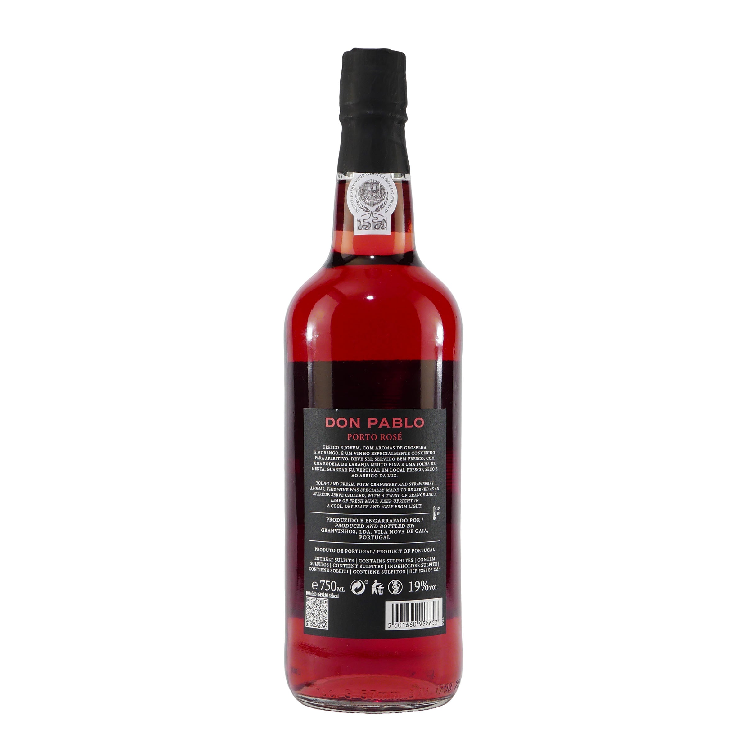 Don Pablo Portwein -ROSÉ- mit Geschenk-Holzkiste