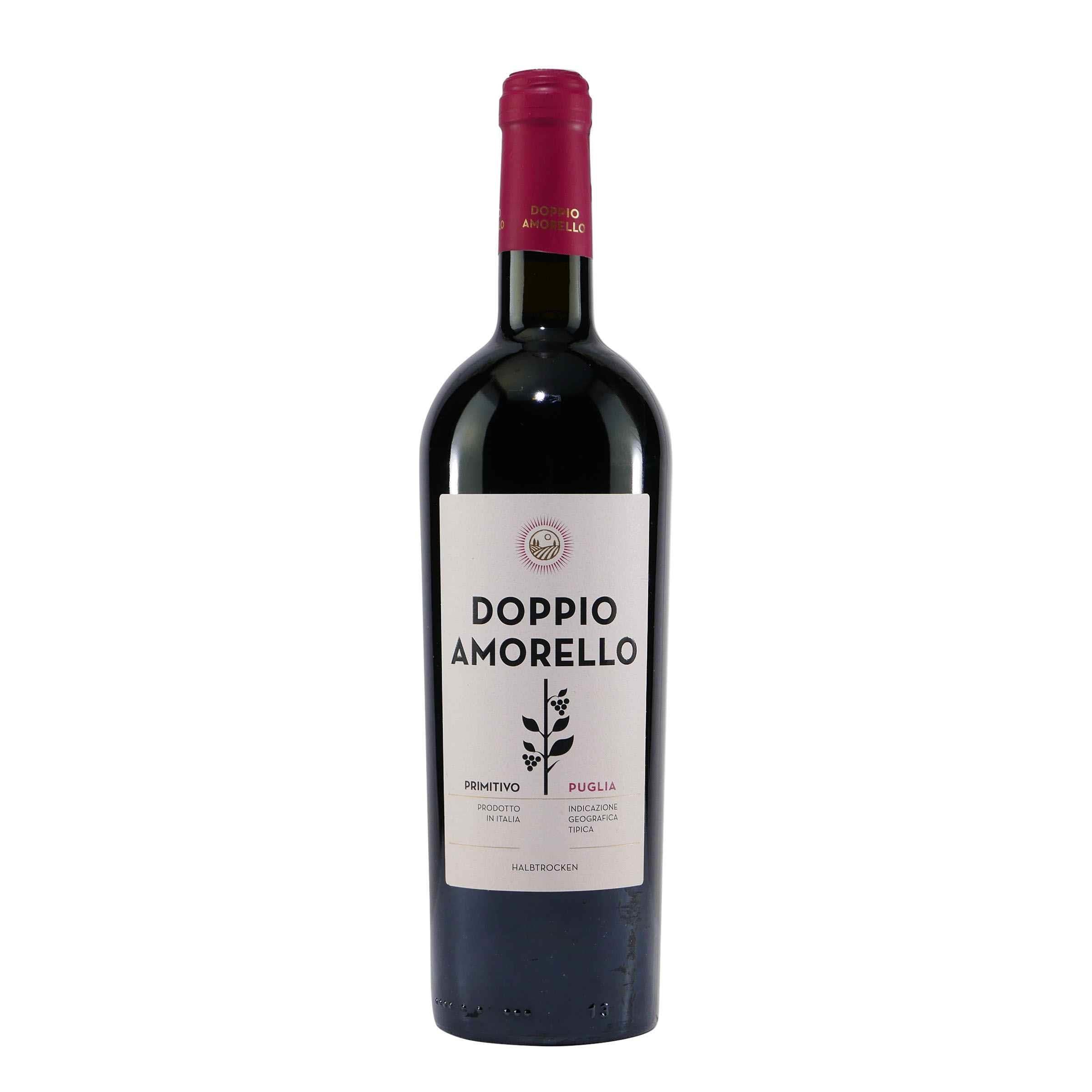 Doppio Amorello Primitivo IGT -halbtrocken- (6 x 0,75L)