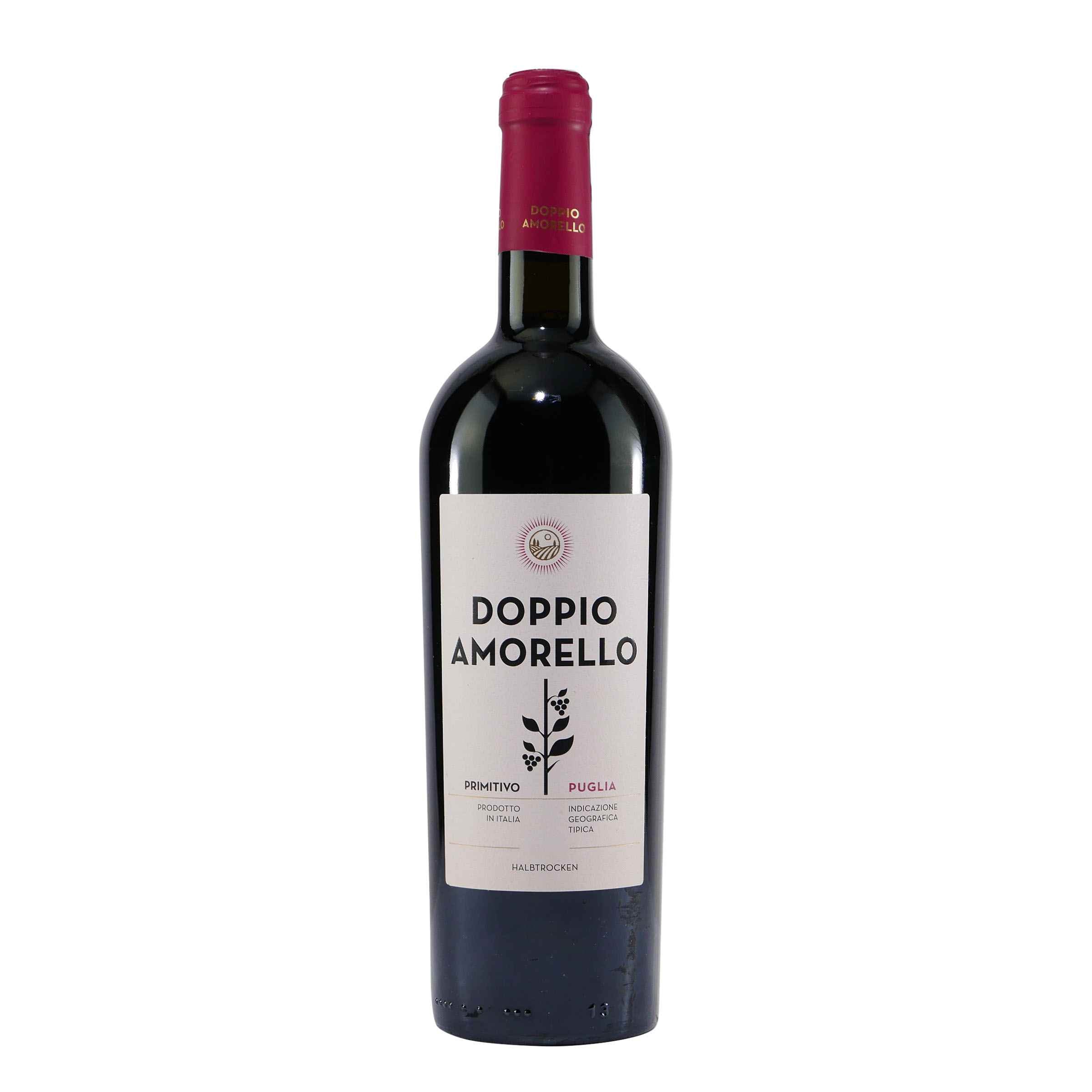 Doppio Amorello Primitivo IGT -halbtrocken- (6 x 0,75L)