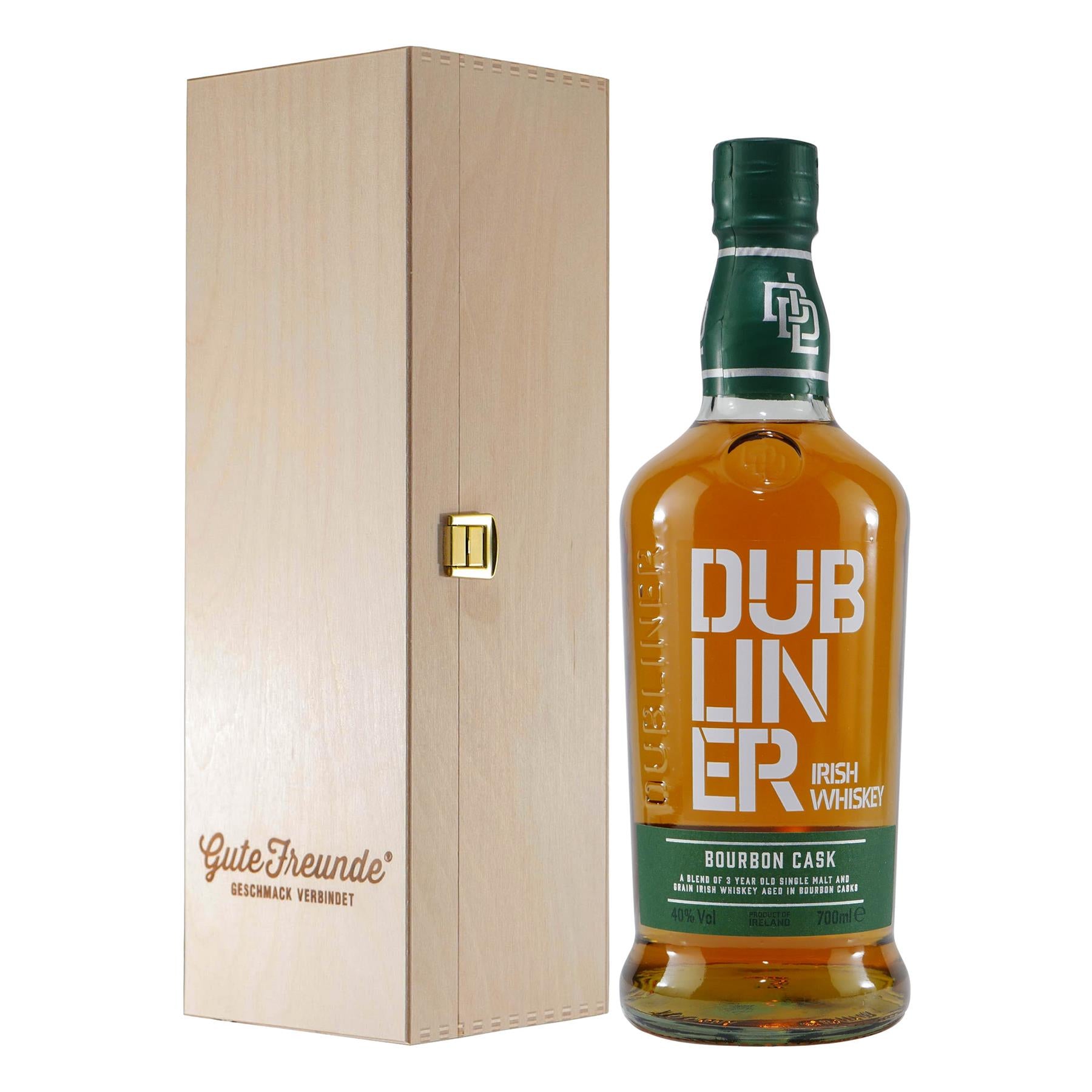The Dubliner Irish Whiskey Bourbon Cask mit Geschenk-HK