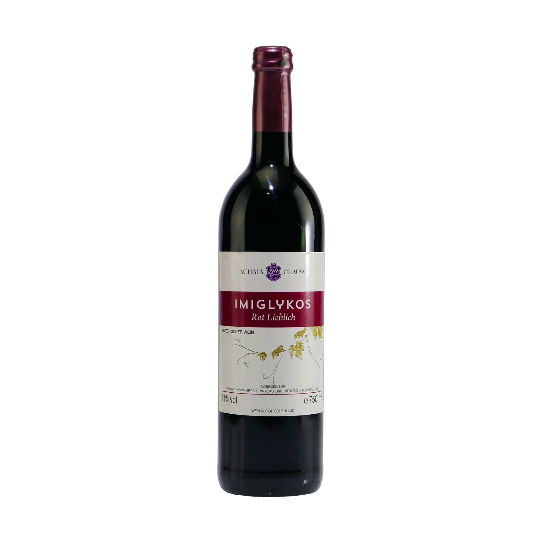 Achaia Clauss Imiglykos Rotwein -lieblich- (6 x 0,75L)