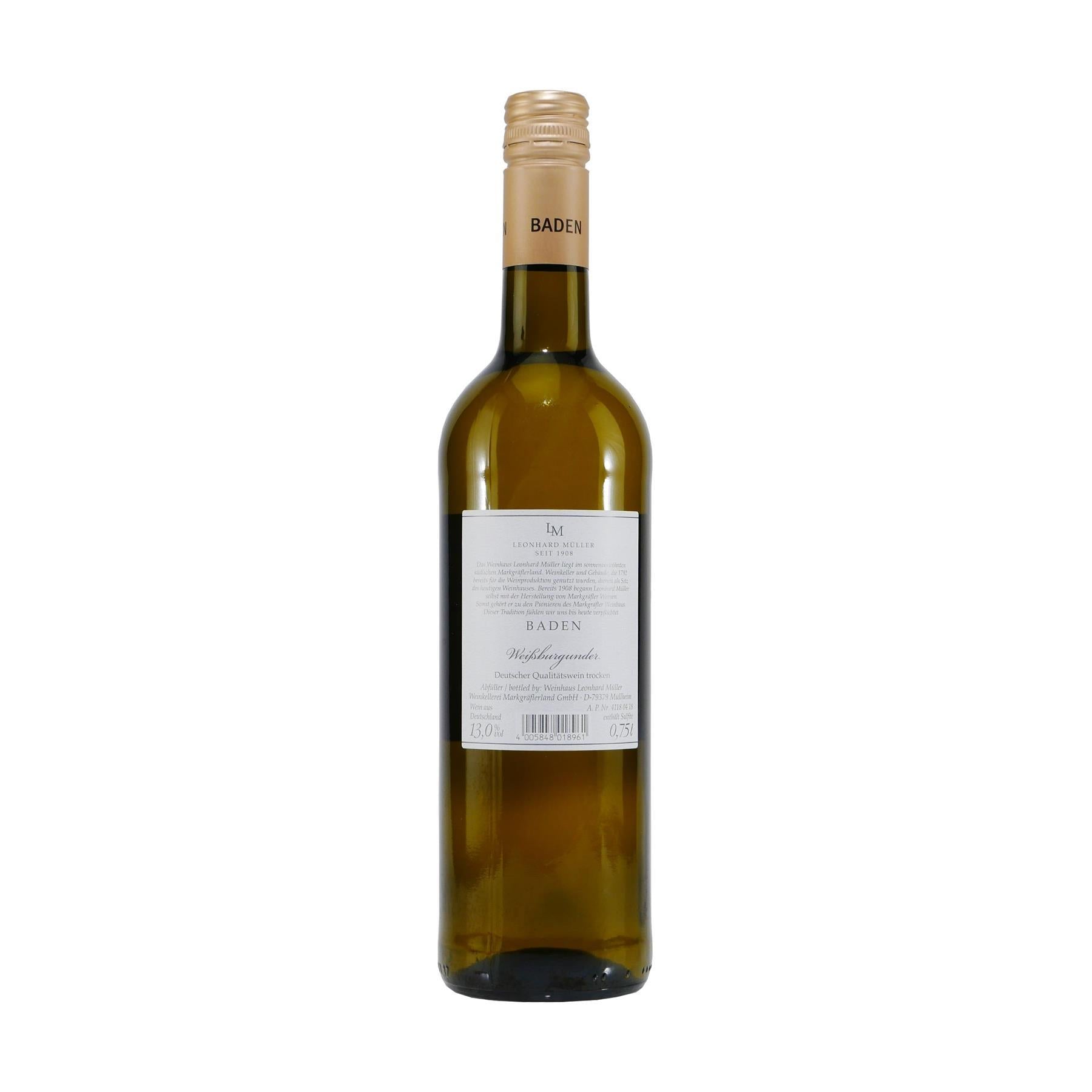 Leonhard Müller Weißburgunder - Weißwein Baden (6 x 0,75L)