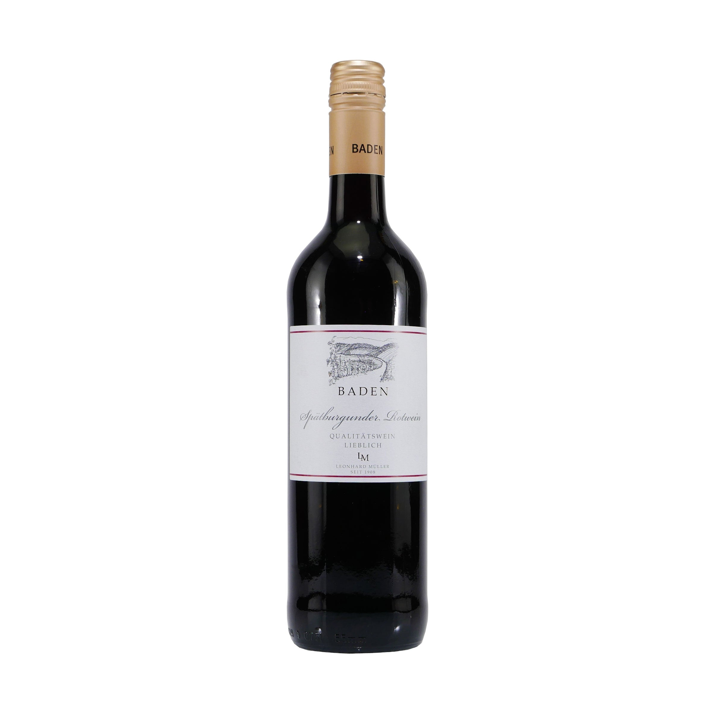 Leonhard Müller Spätburgunder - Rotwein Baden -lieblich-