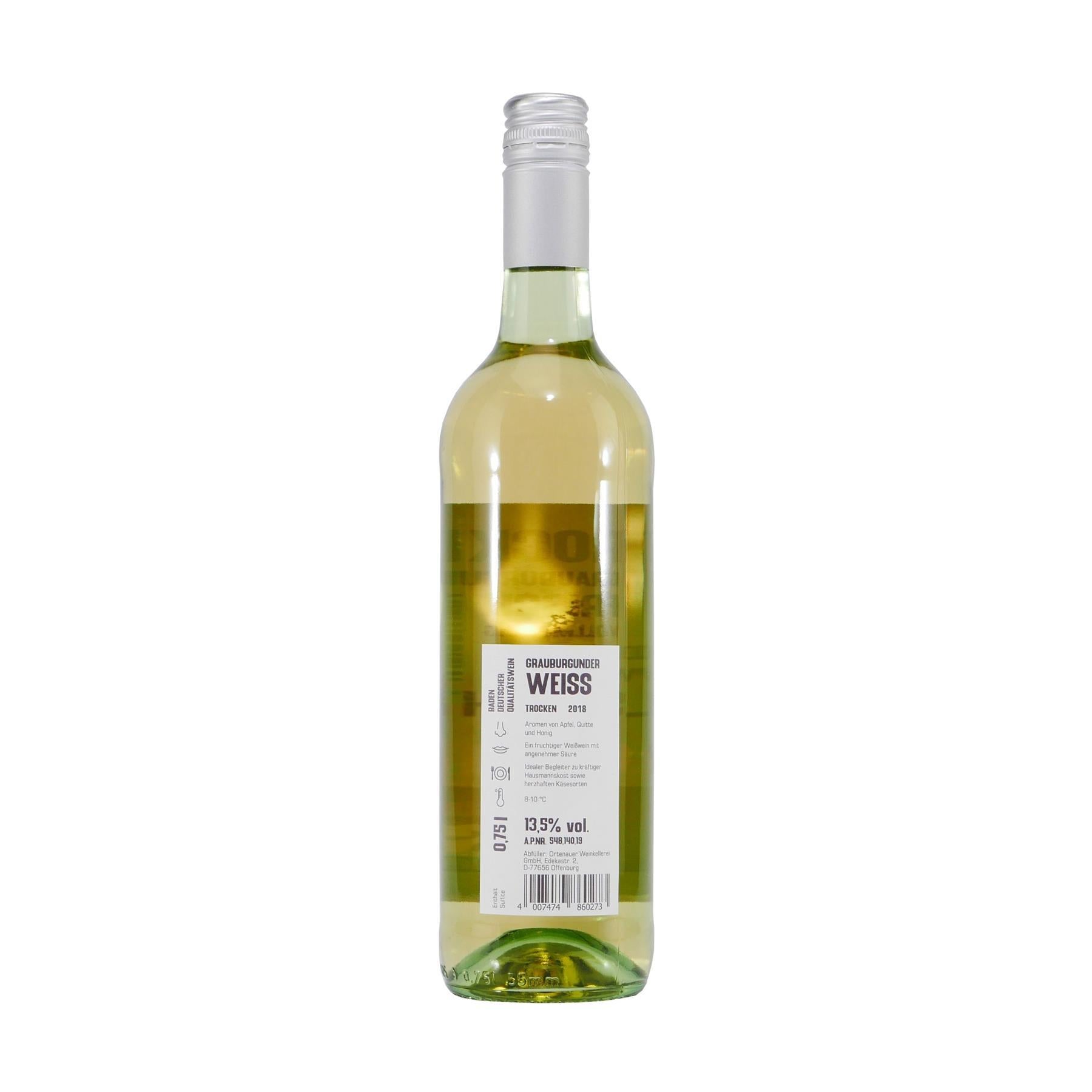 Grauburgunder Weißwein Baden -trocken- (6 x 0,75L)