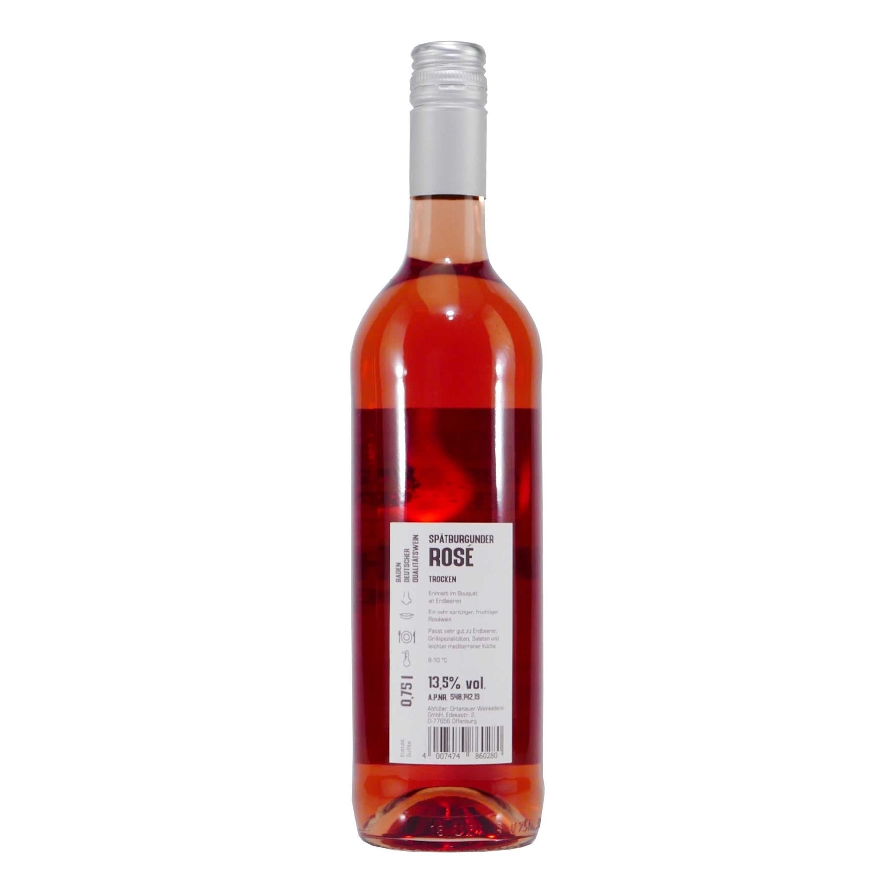 Spätburgunder Rosé - Roséwein Baden -trocken- (6 x 0,75L)
