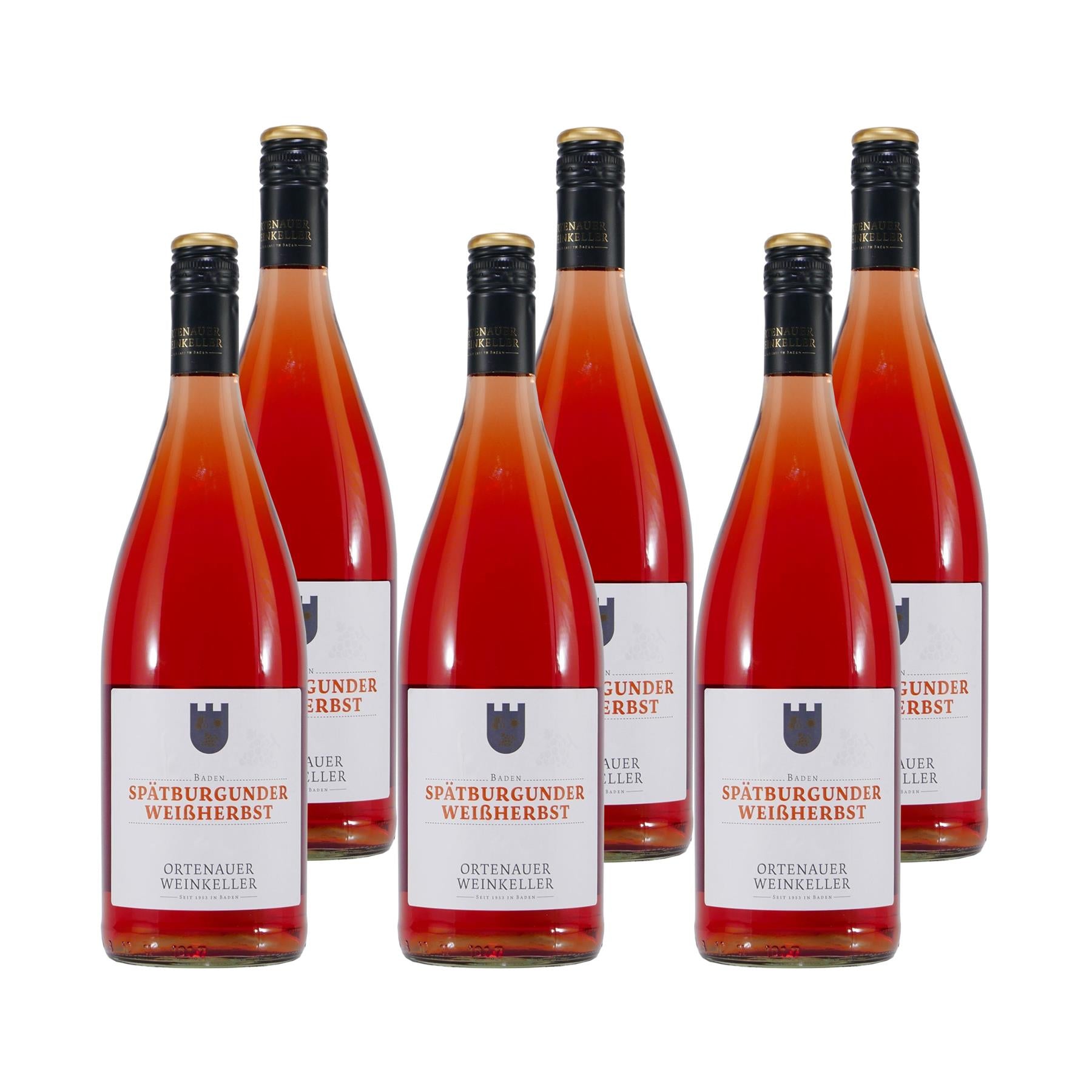Spätburgunder Weißherbst Roséwein Baden -trocken- (6 x 1,0L)