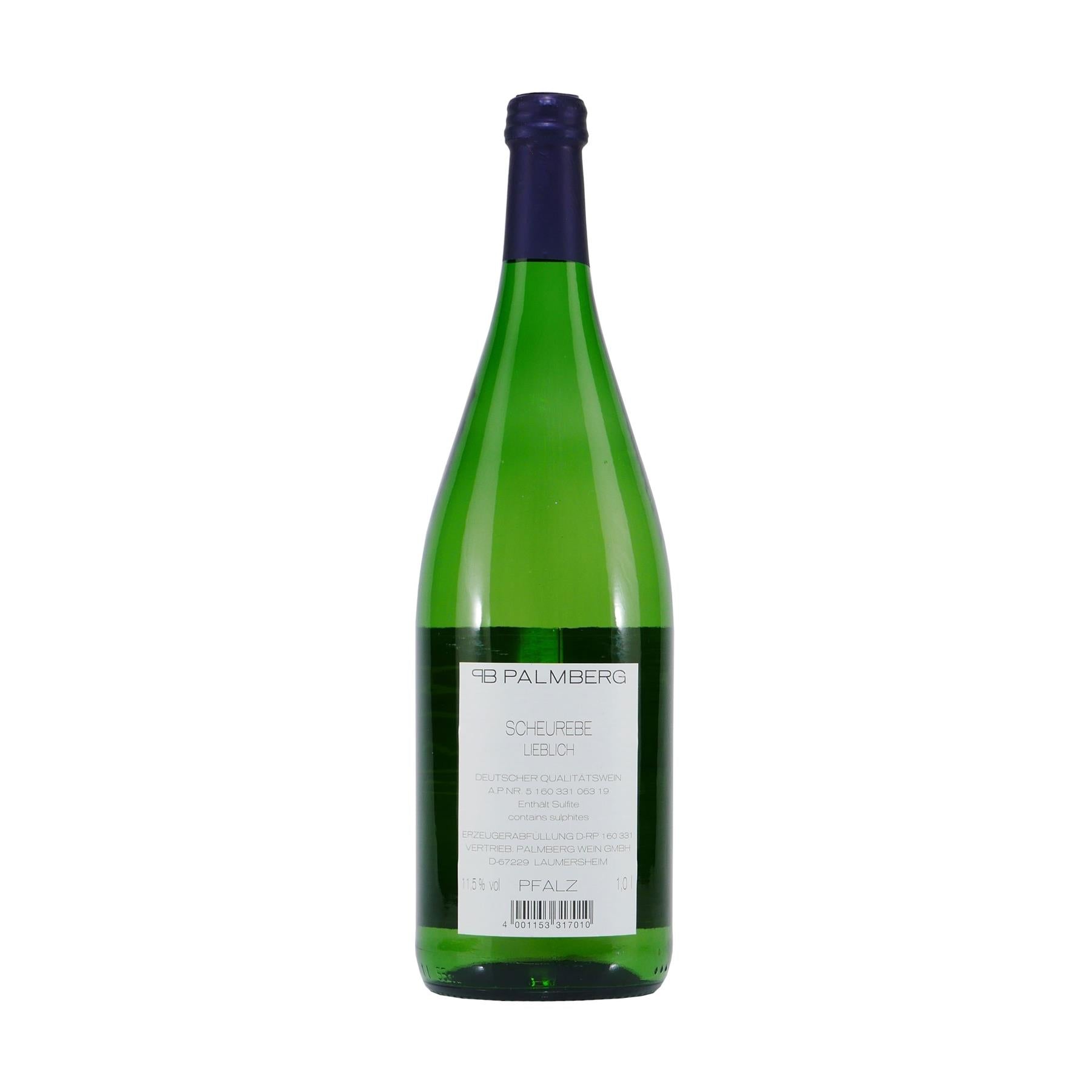 Palmberg Scheurebe QbA -lieblich- (6 x 1,0L)