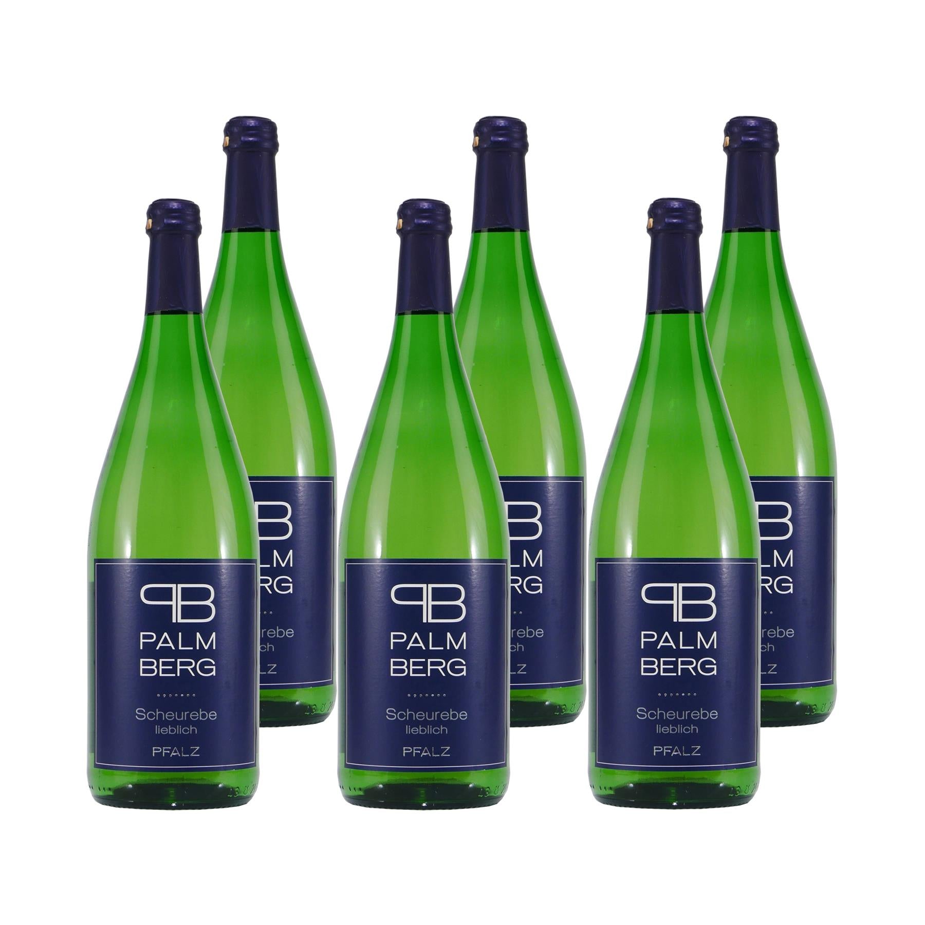 Palmberg Scheurebe QbA -lieblich- (6 x 1,0L)