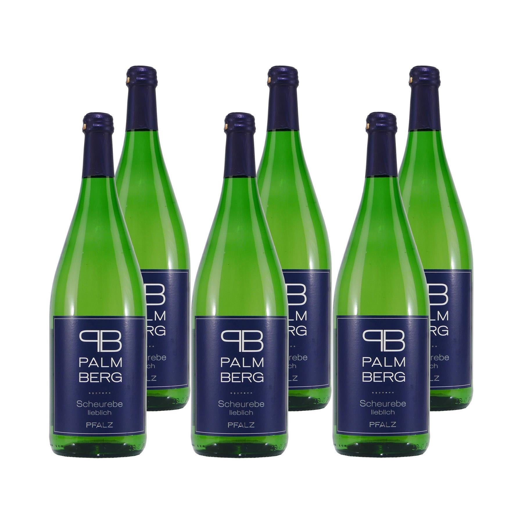 Palmberg Scheurebe QbA -lieblich- (6 x 1,0L)