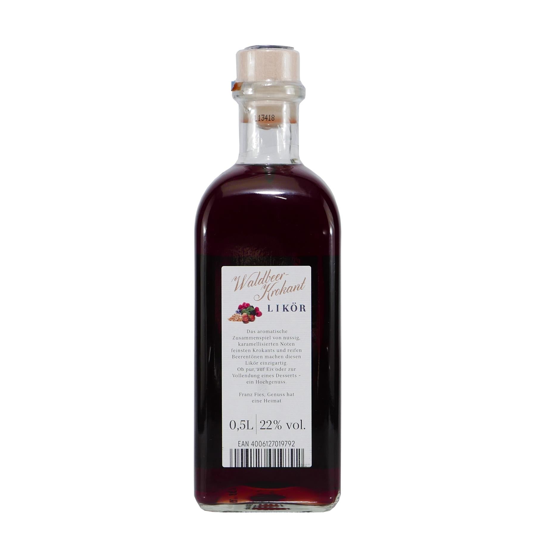 Fies Waldbeer-Krokant Likör (6 x 0,5L)
