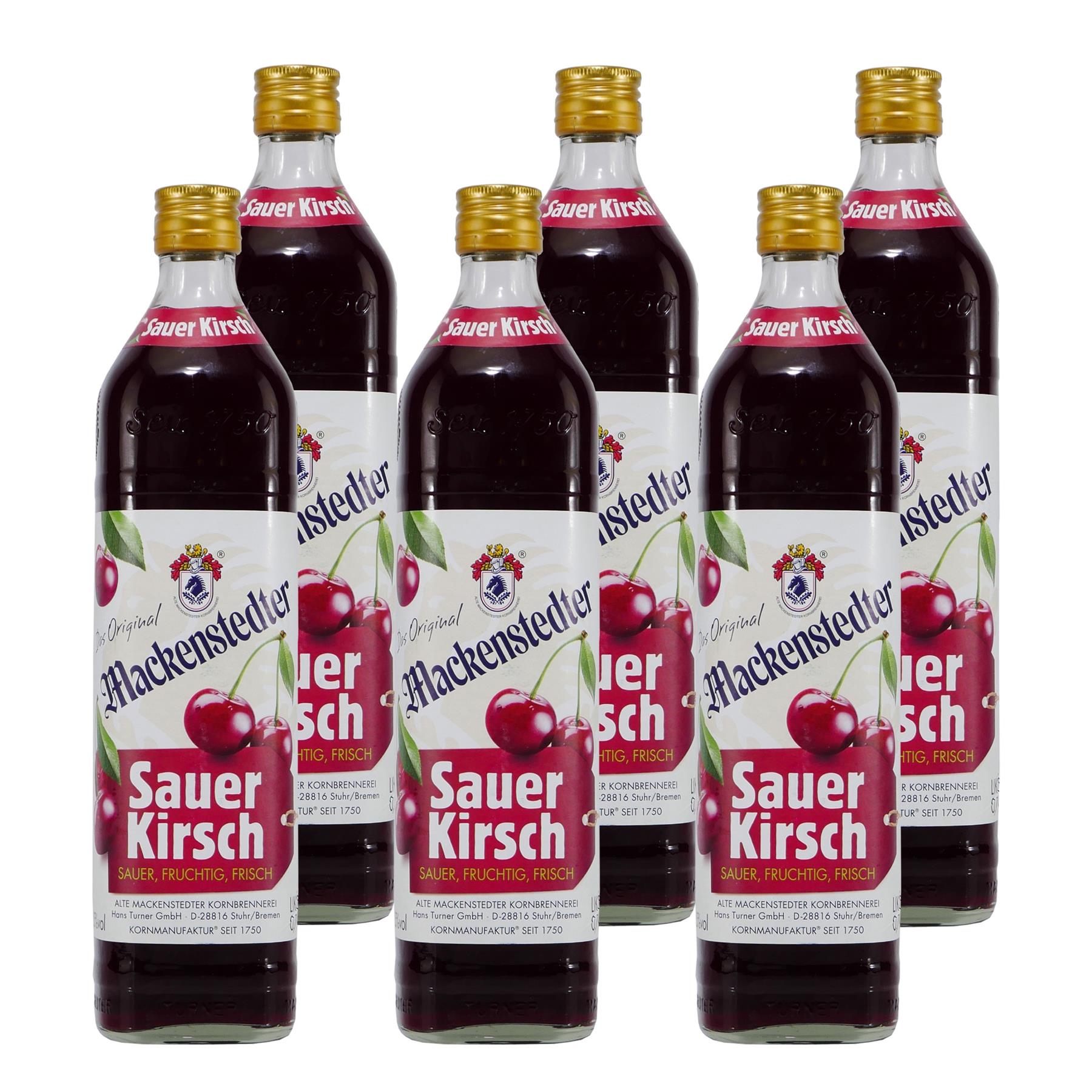 Mackenstedter Sauer Kirsch Likör (6 x 0,7L)