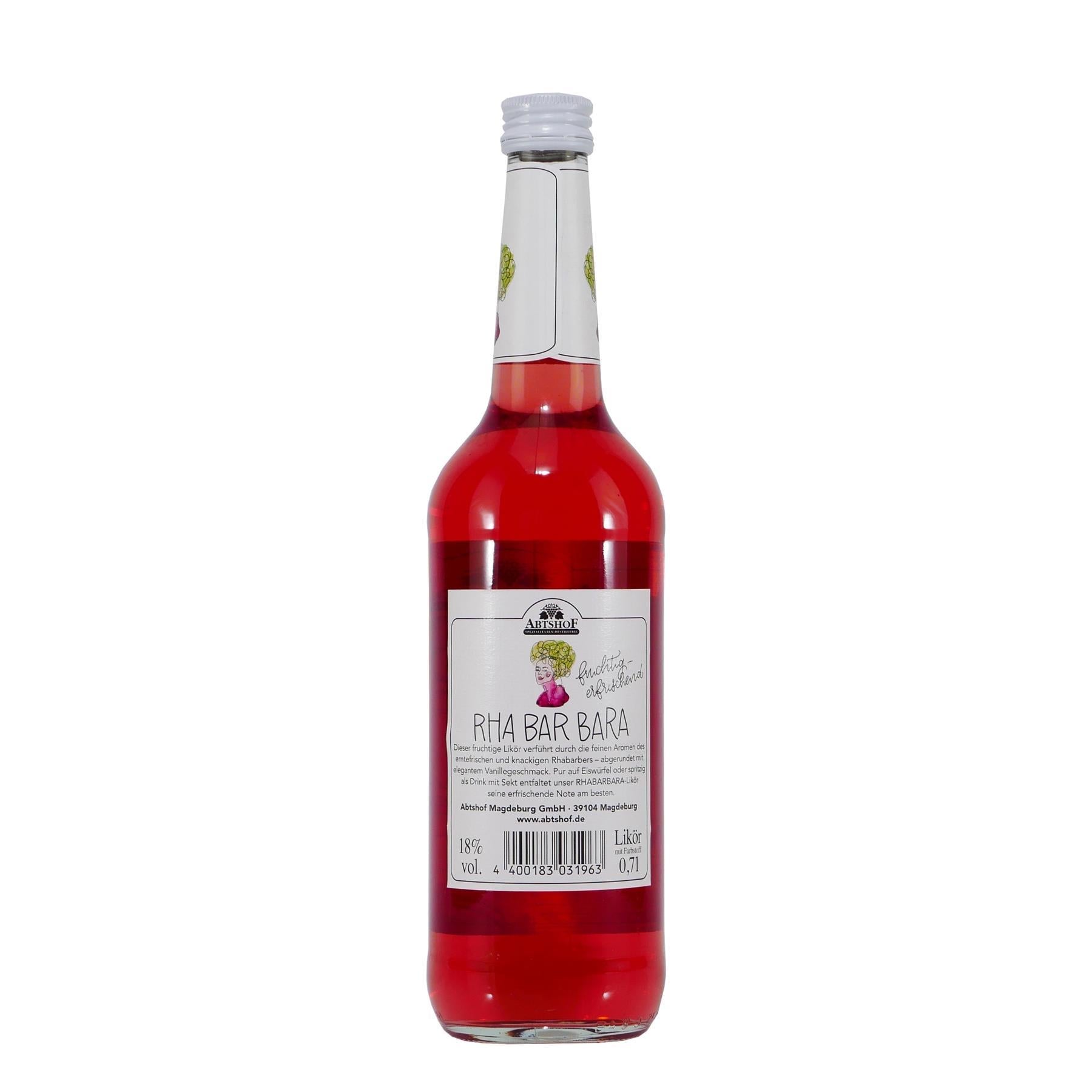 Abtshof Rha Ba Bara-Likör mit Geschenk-Holzkiste
