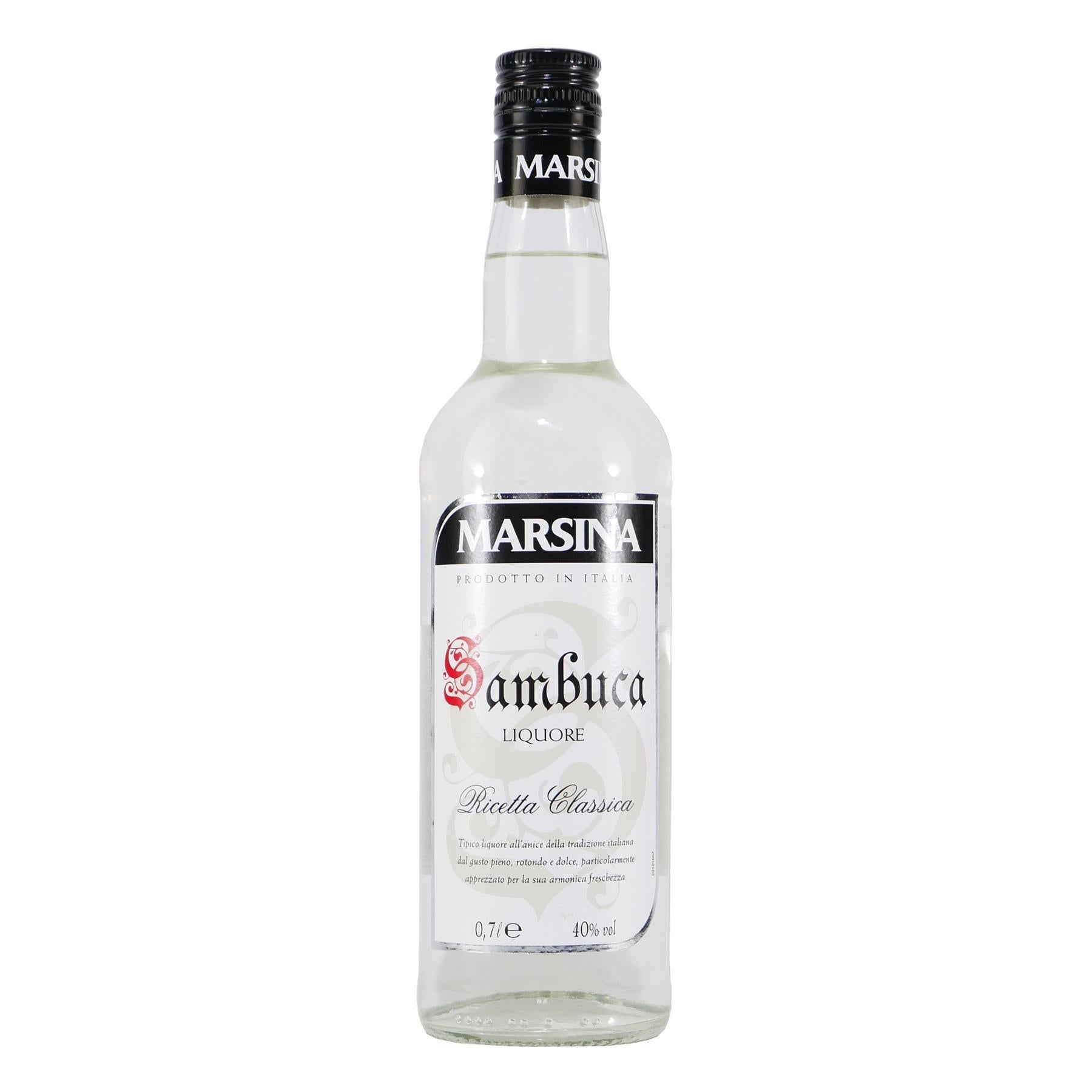 Marsina Sambuca Liquore mit Geschenk-HK