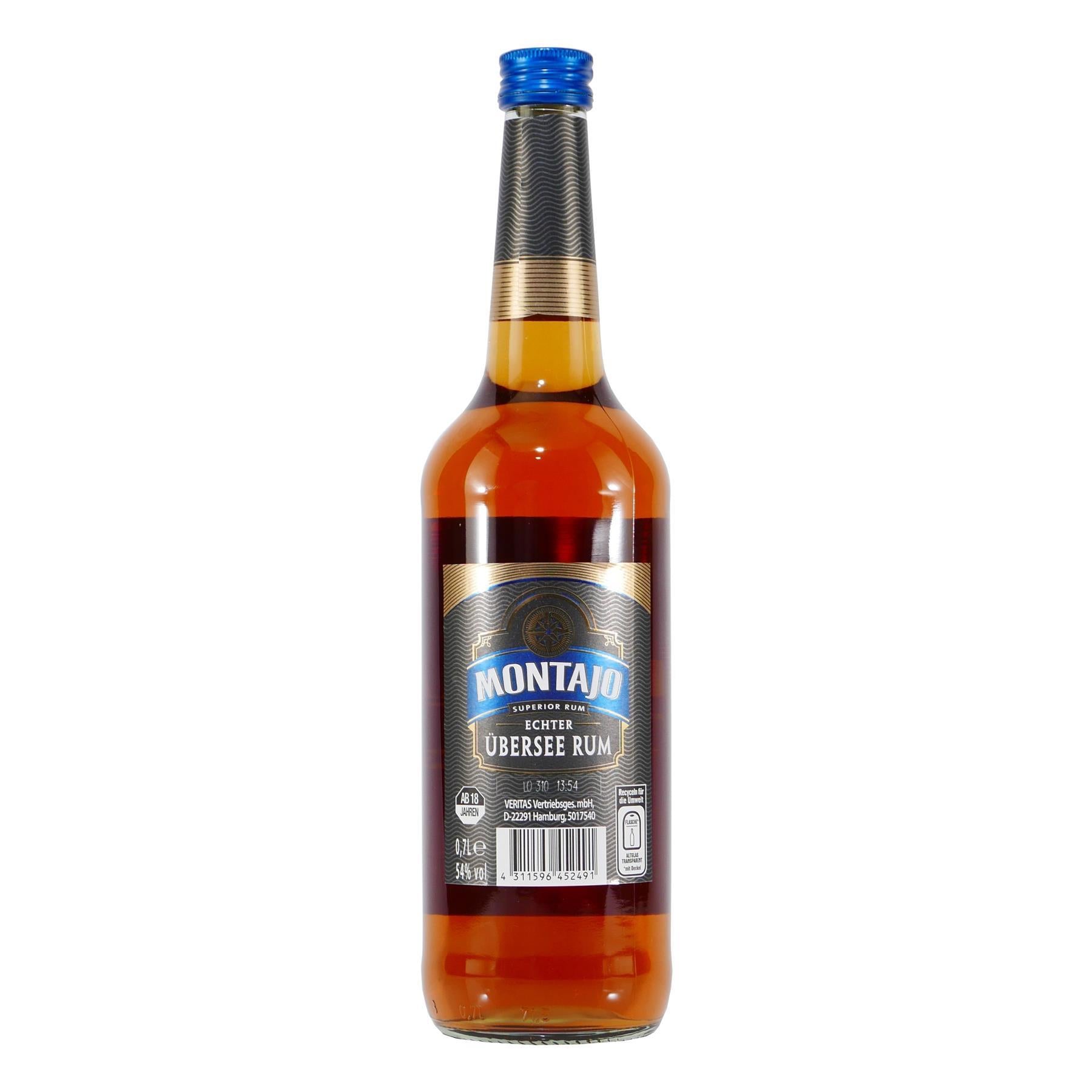 MONTAJO Echter Übersee Rum mit Geschenk-Holzkiste