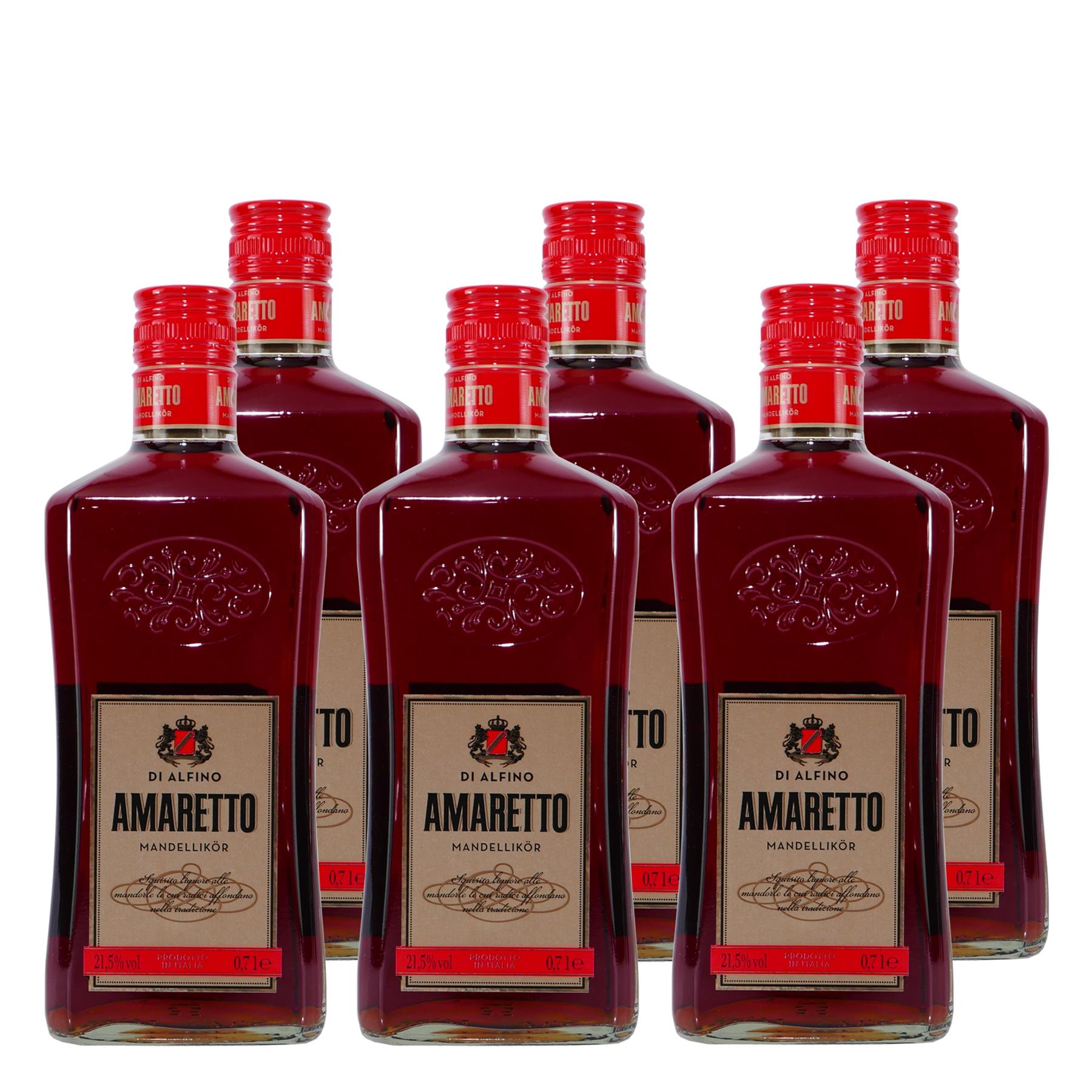 Di Alfino Amaretto - Mandellikör (6 x 0,7L)