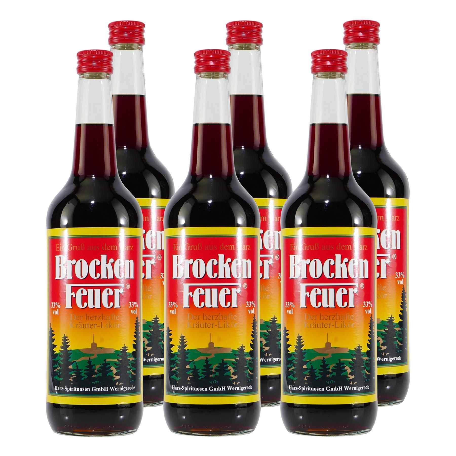 "Brocken Feuer" Kräuter-Likör (6 x 0,7L)