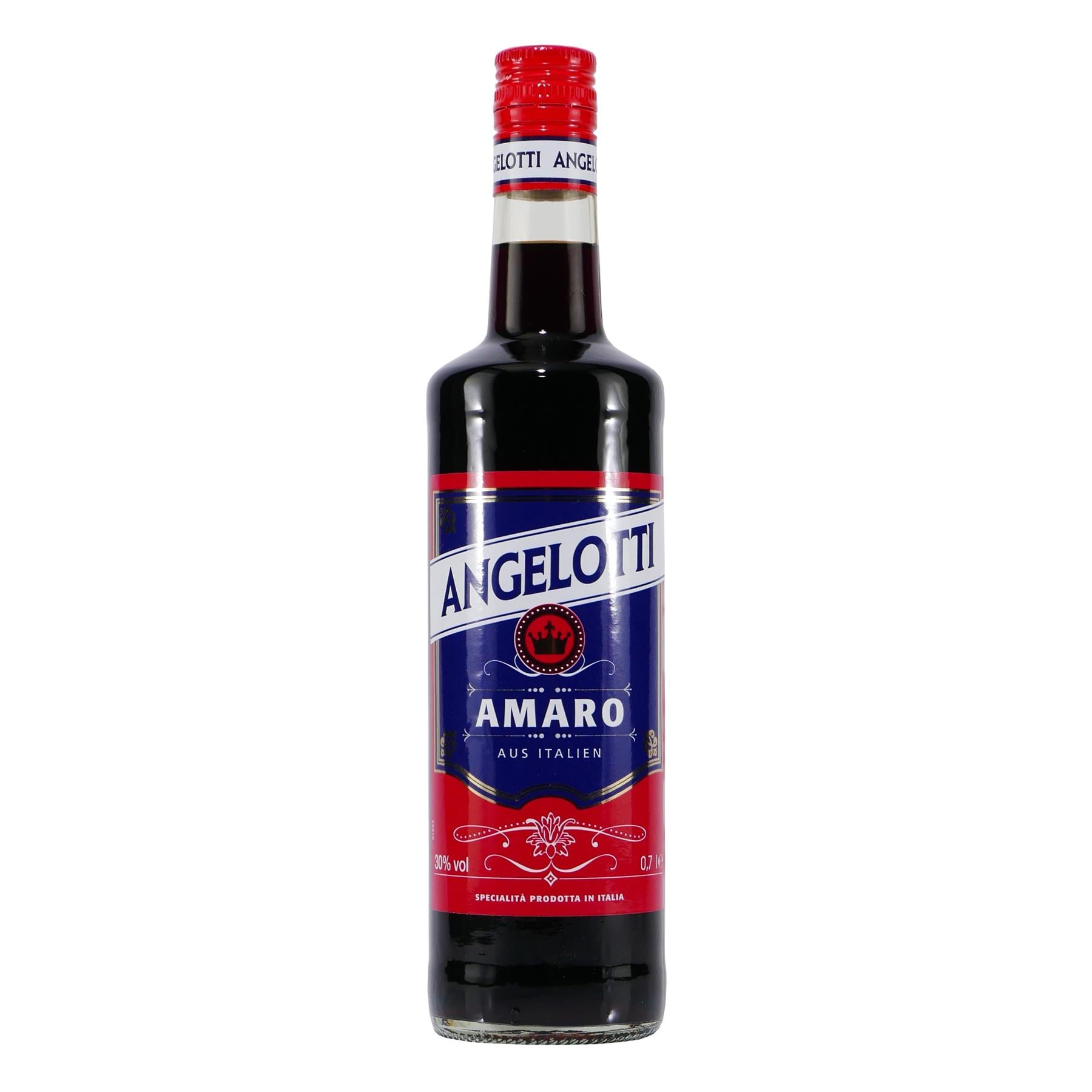Angelotti Amaro Kräuter-Likör mit Geschenk-Holzkiste