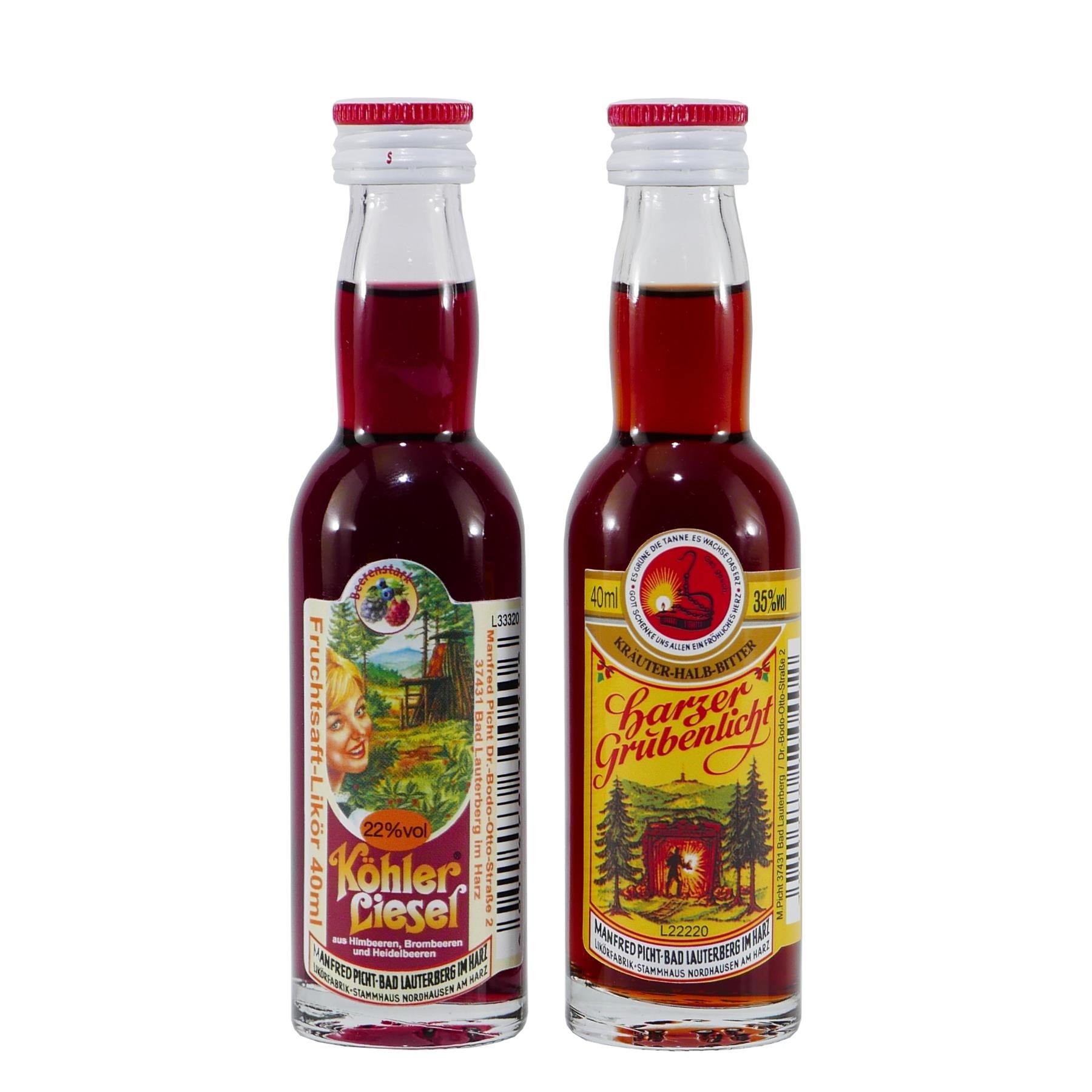 SPIRITUOSENPROBE "ZWEI ECHTE HARZER" (2 x 0,04L)