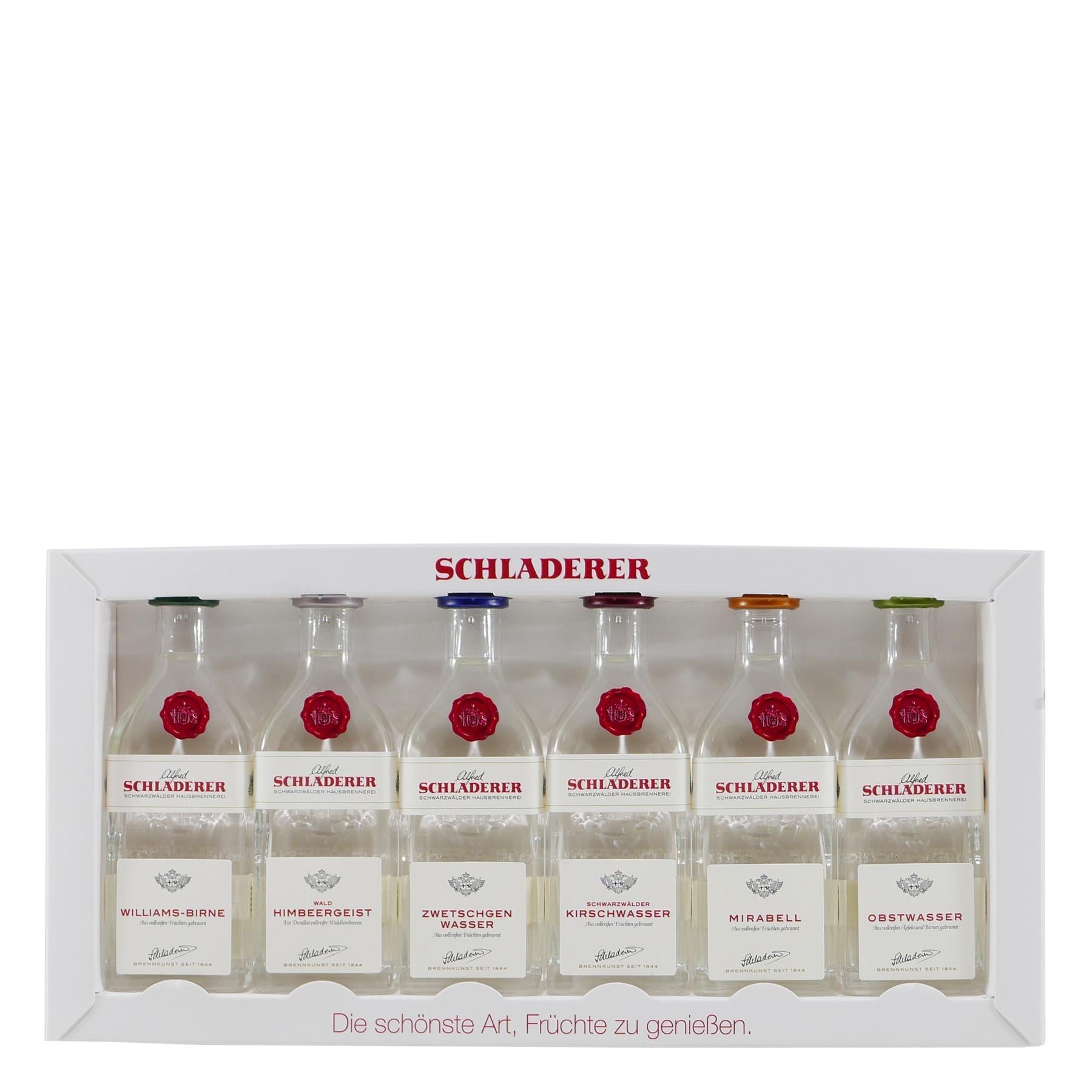Schladerer "mini" (6 x 0,03L) Geschenk Probier-Set