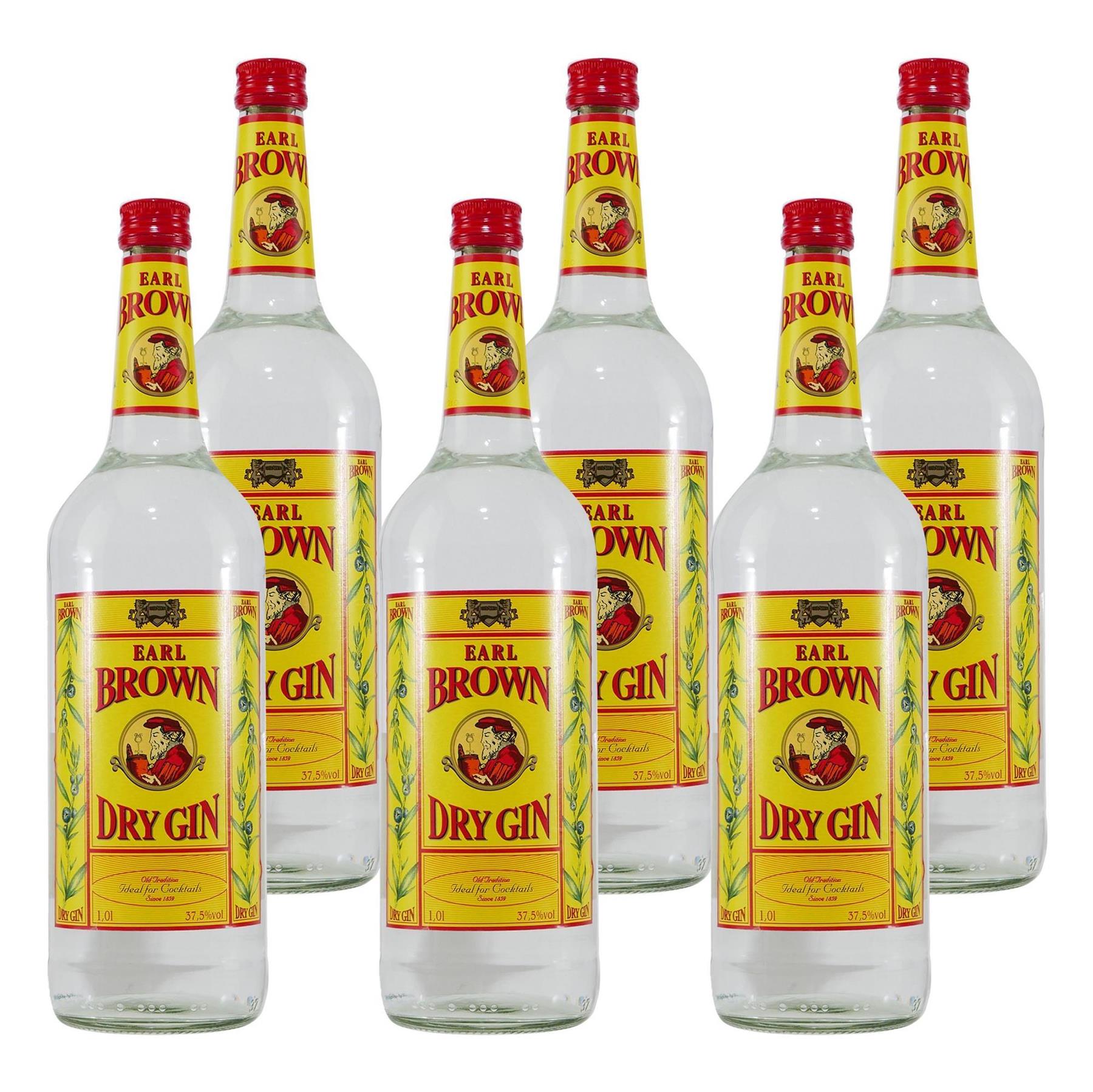 Earl Brown Dry Gin (6 x 1,0L)