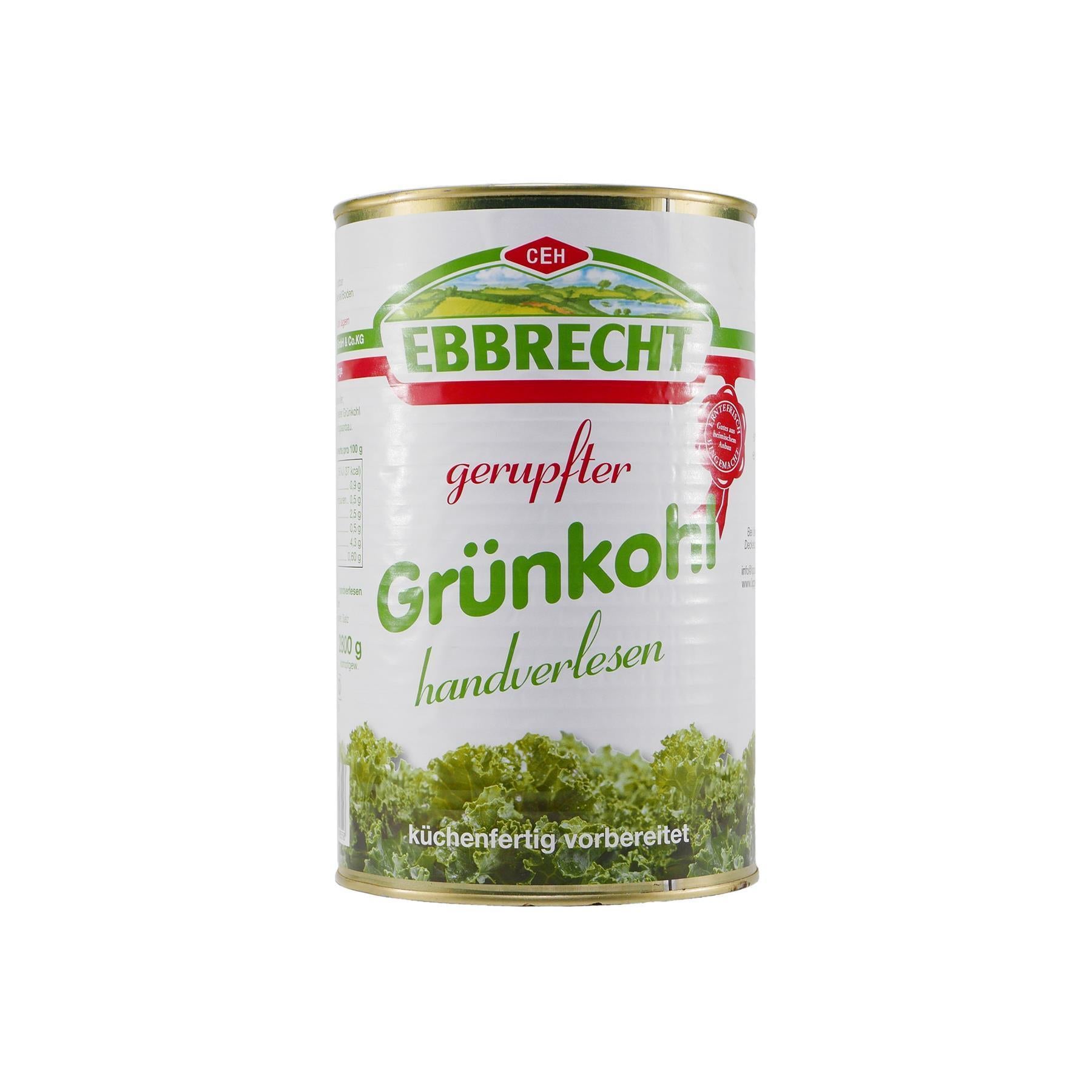 gekochten grünkohl aufbewahren Ebbrecht Gerupfter Grünkohl 4,0KG