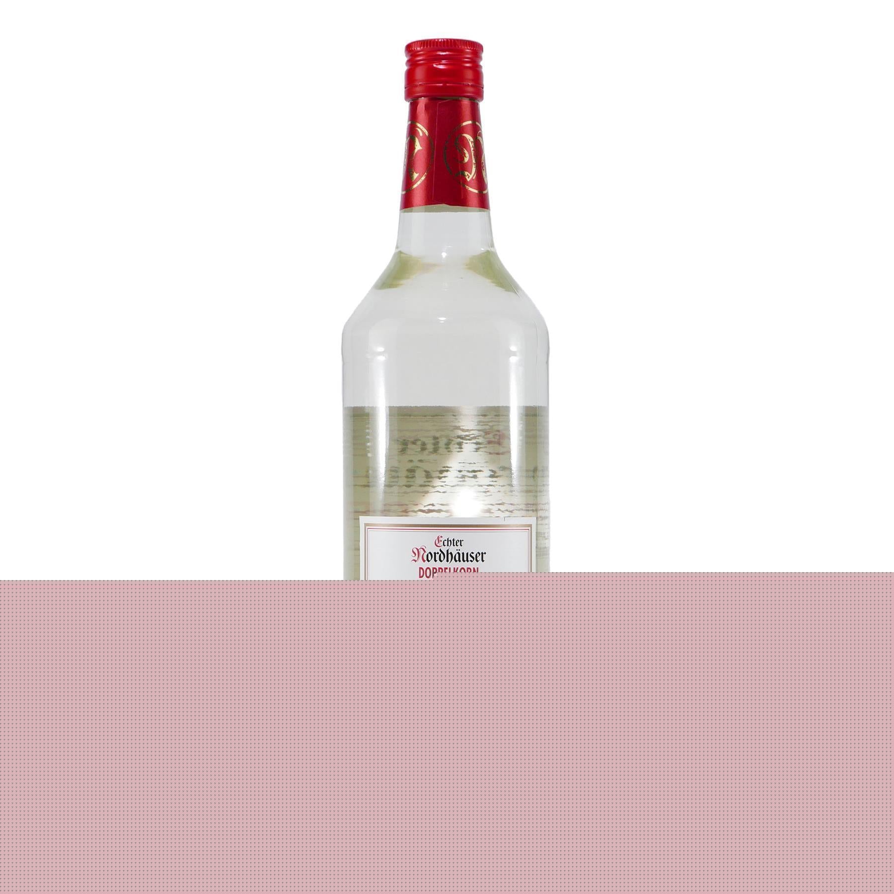 Echter Nordhäuser Doppelkorn 1L mit Geschenk-HK