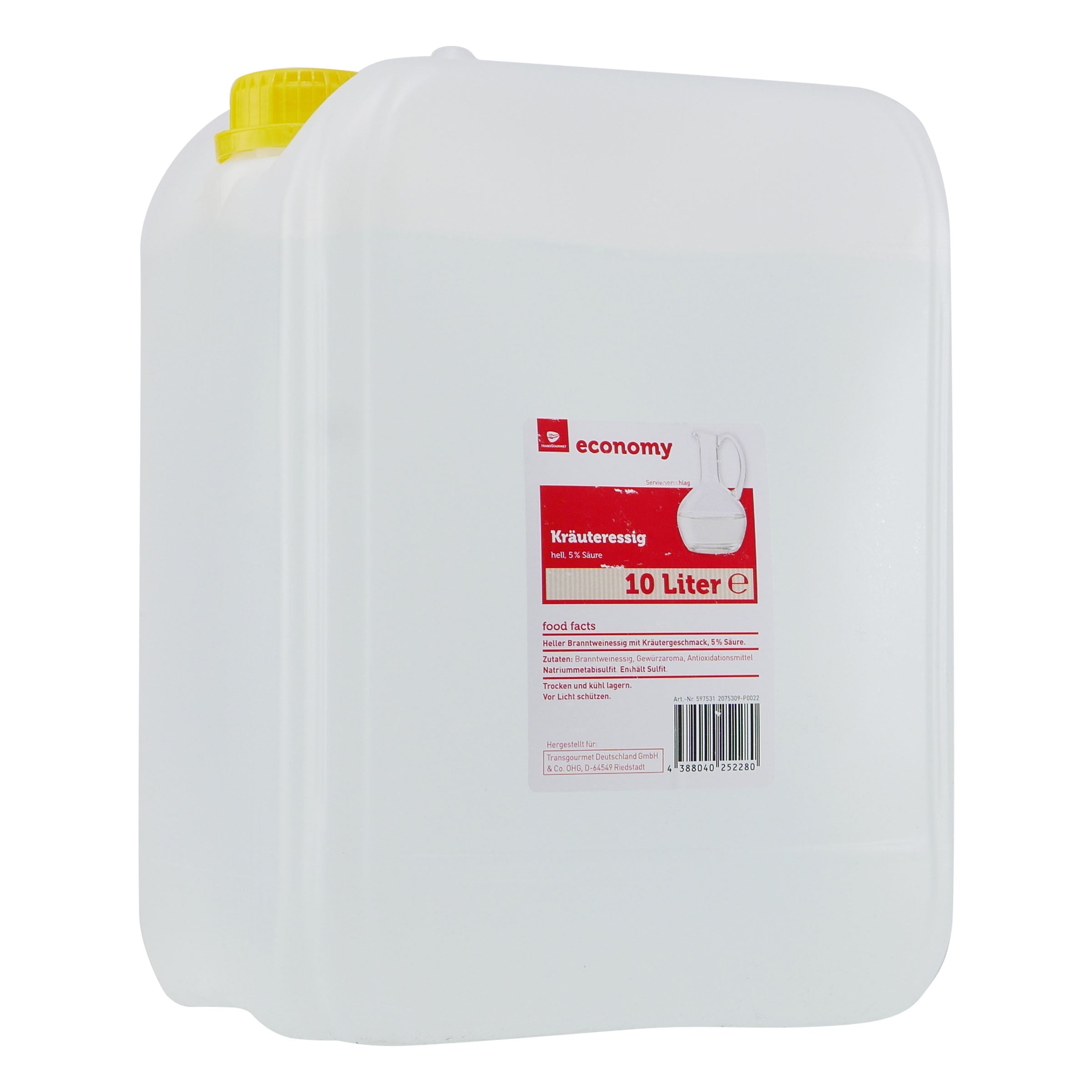 Economy Kräuteressig hell (5% Säure) 10L