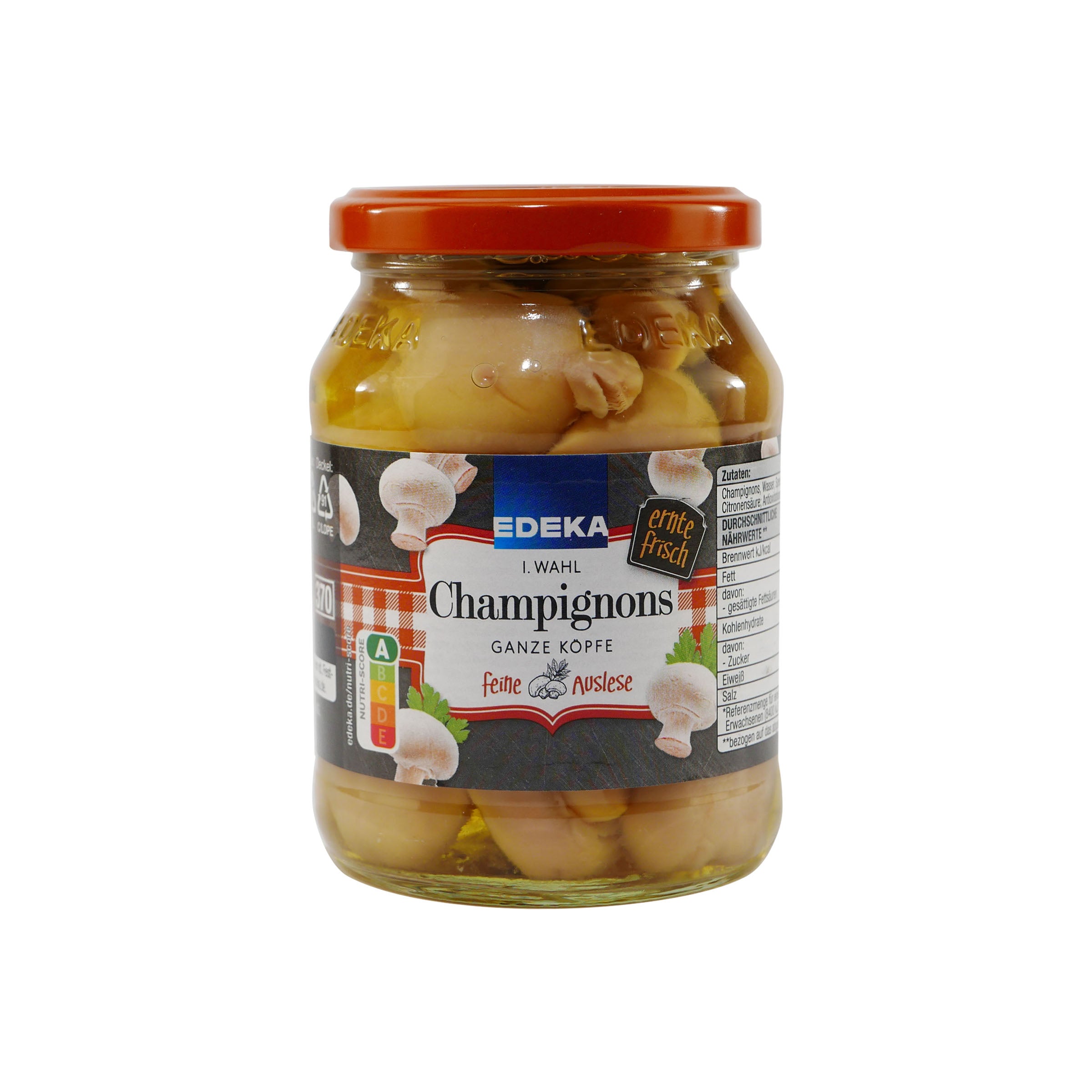 Edeka Champignons Ganze Köpfe Groß (6 x 330g)