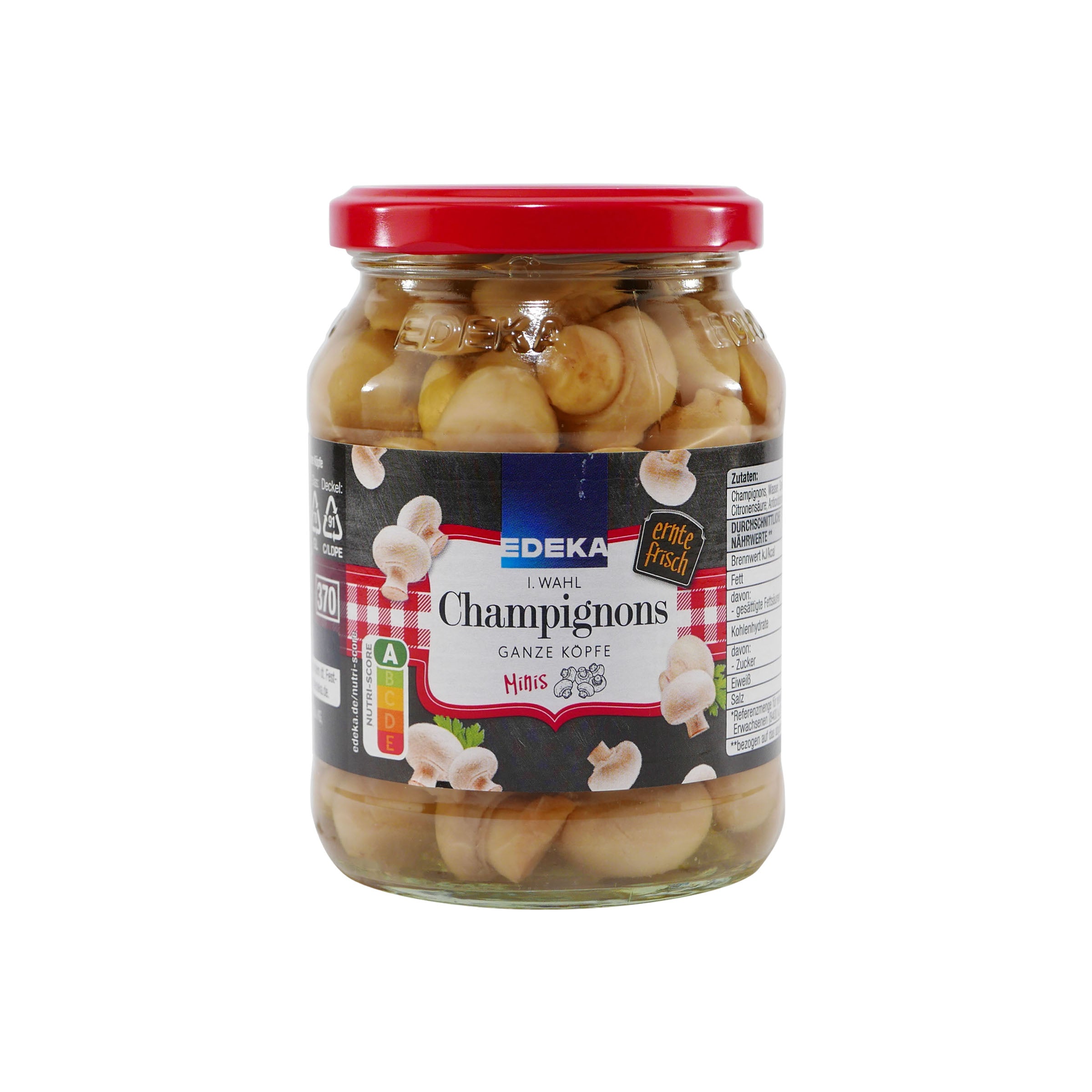 Edeka Champignons Ganze Köpfe Minis (6 x 330g)