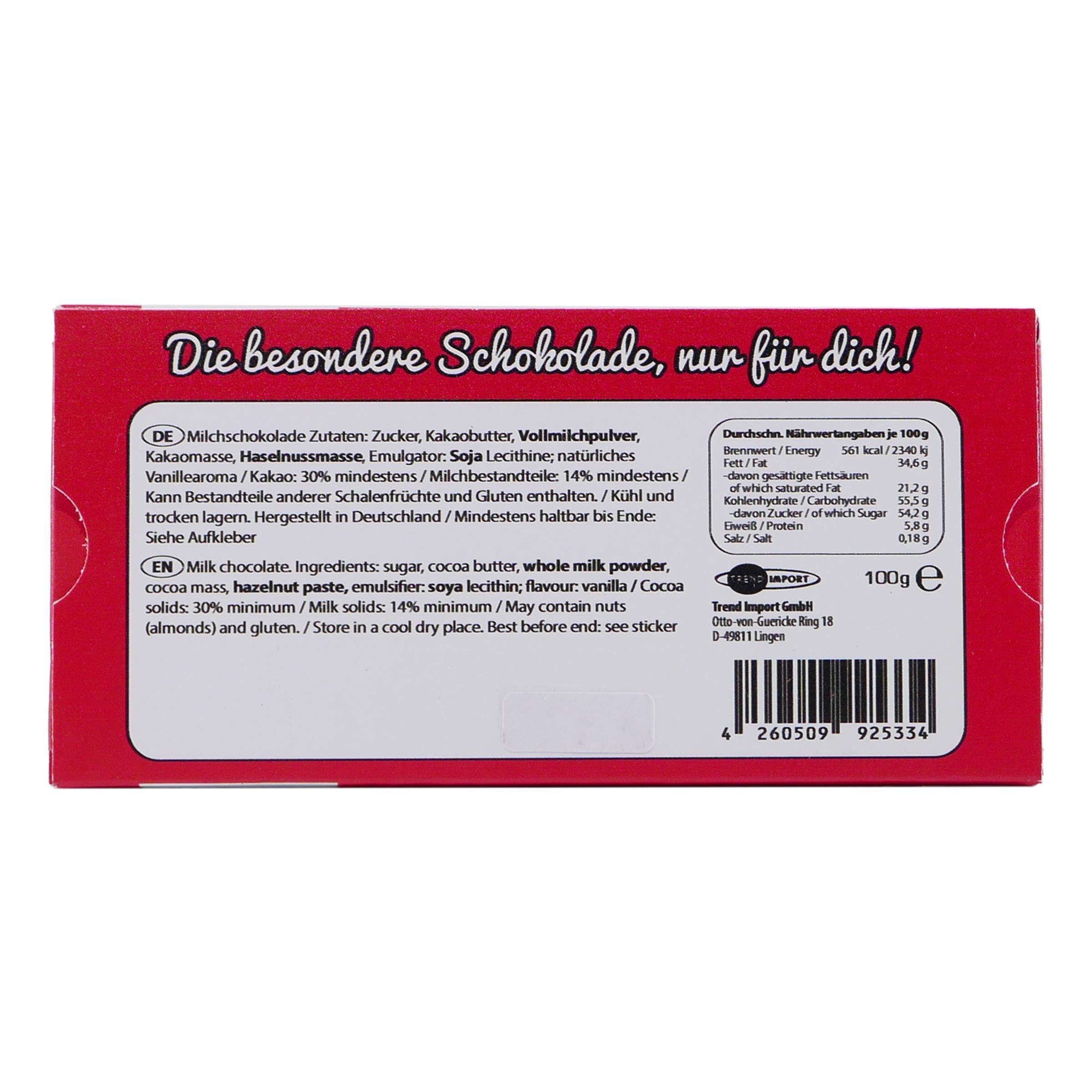 Erste Hilfe Schokolade "Liebeskummer"