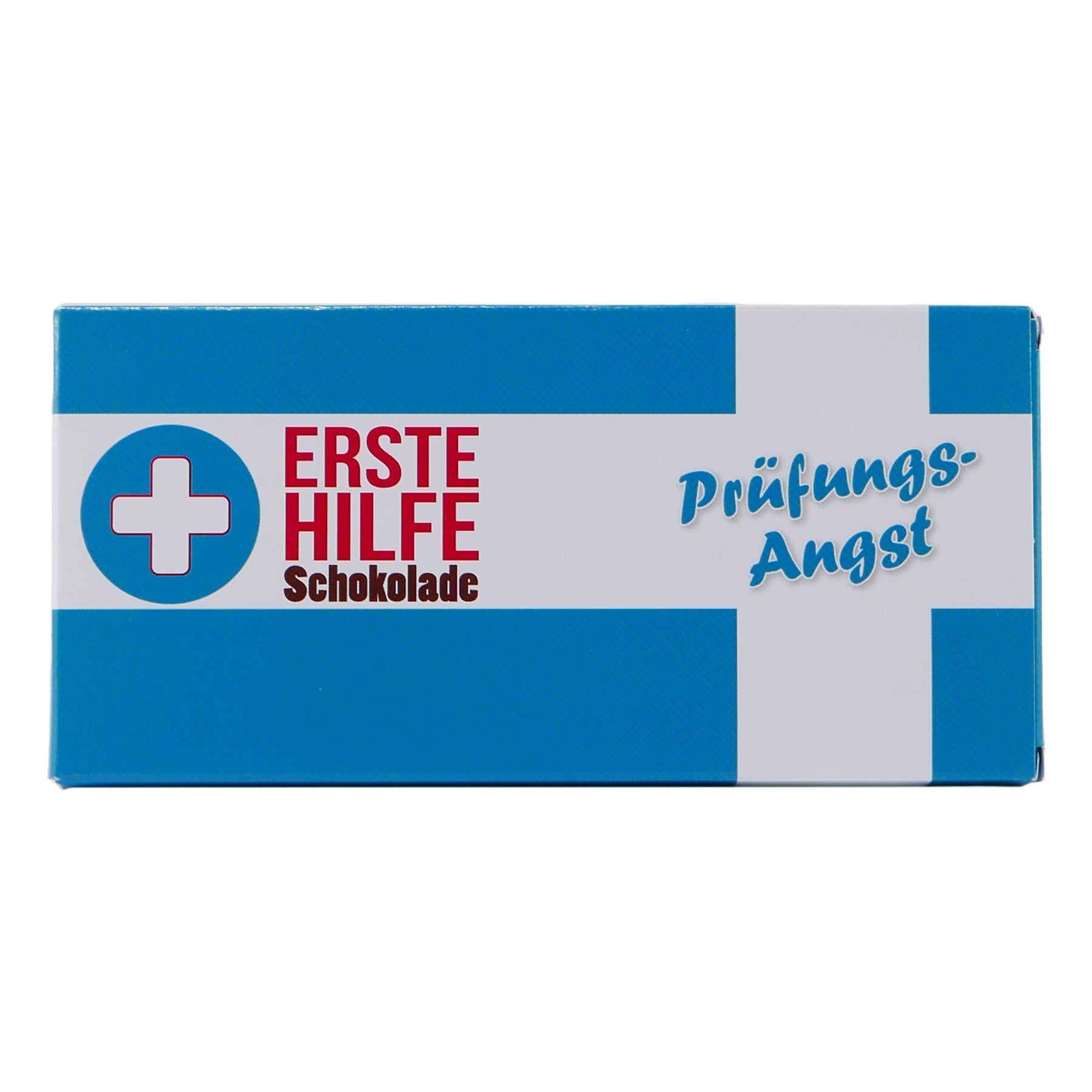 Erste Hilfe Schokolade "Prüfungsangst"