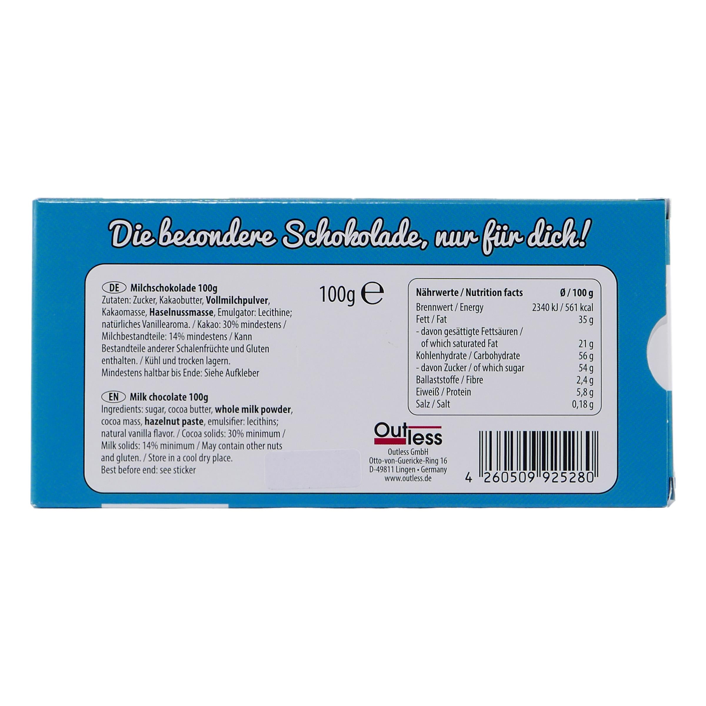 Erste Hilfe Schokolade "Prüfungsangst"