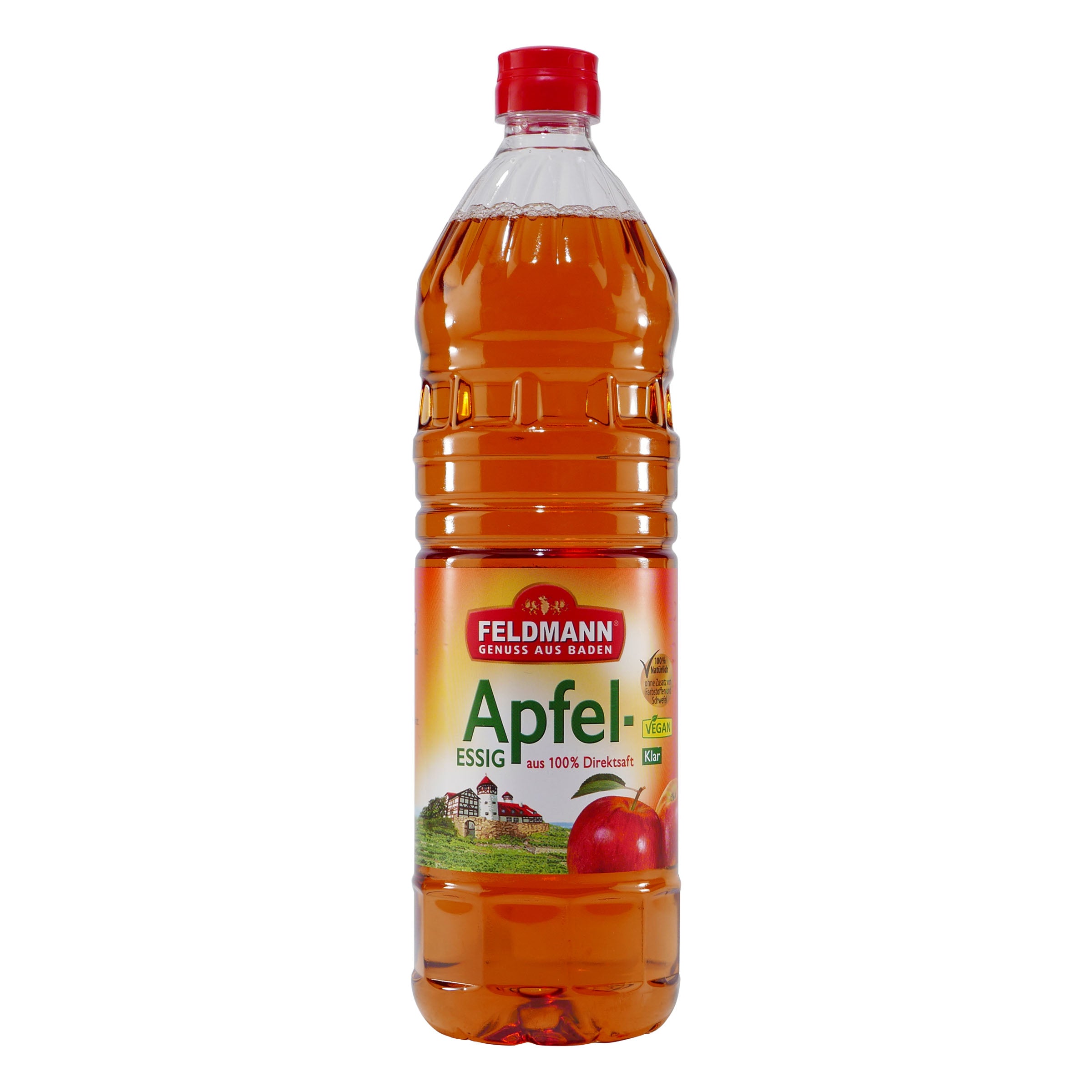 Feldmann Apfelessig 5% -klar- (10 x 1,0L)