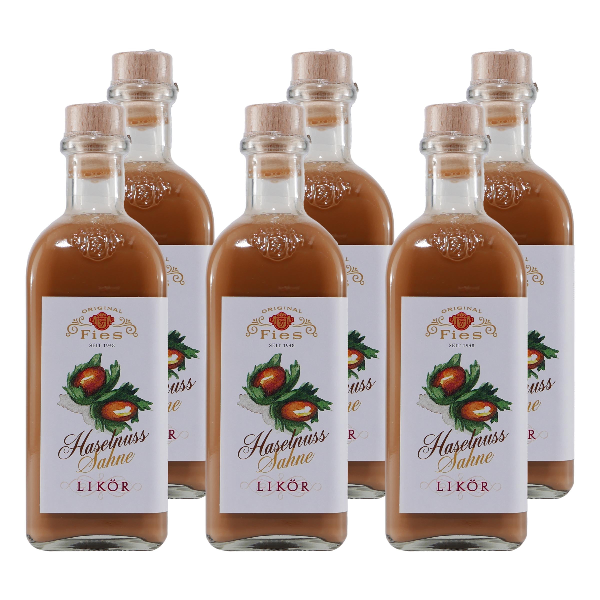 Fies Haselnuss-Sahne Likör (6 x 0,5L)