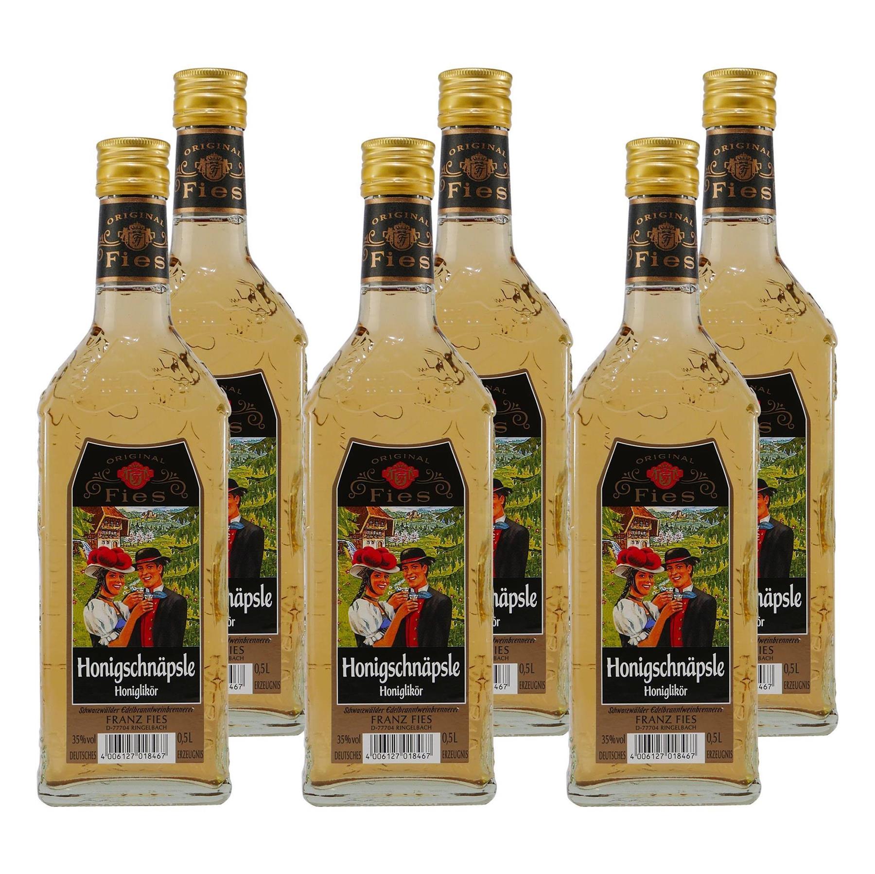 Fies Honigschnäpsle Honiglikör (6 x 0,5L)