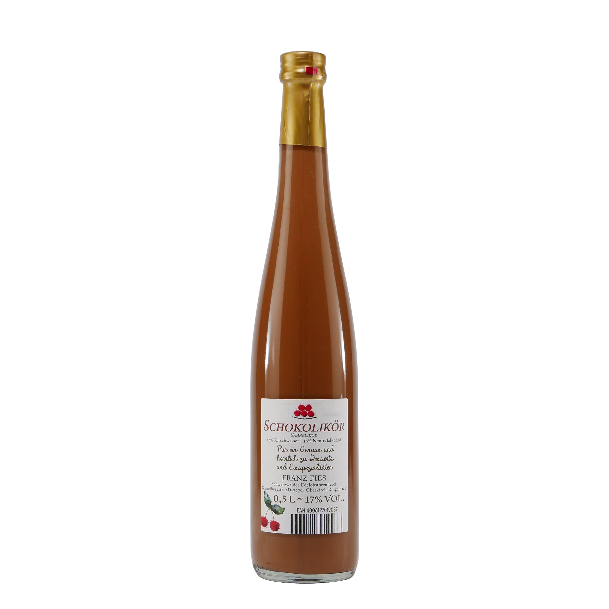 Fies Schokolikör mit Kirschwasser (6 x 0,5L)