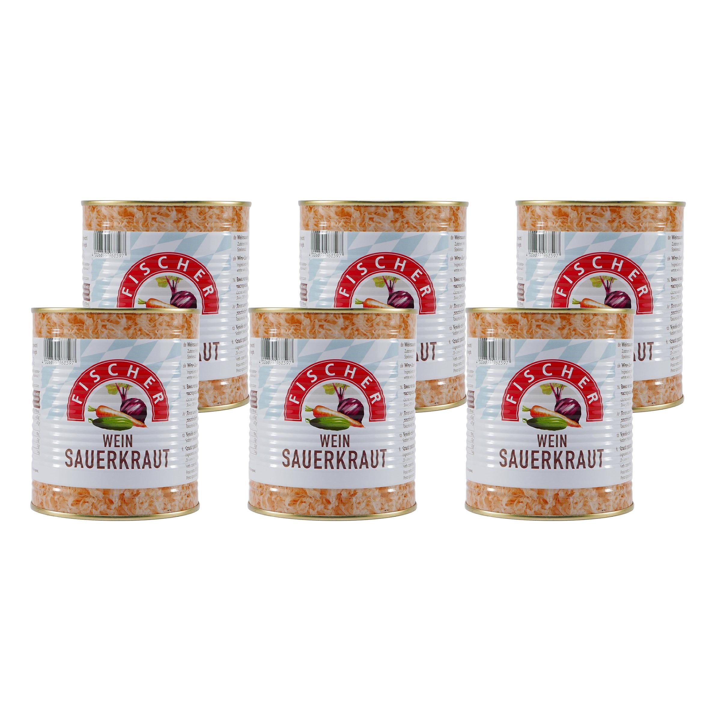 Fischer Weinsauerkraut (12 x 810g)
