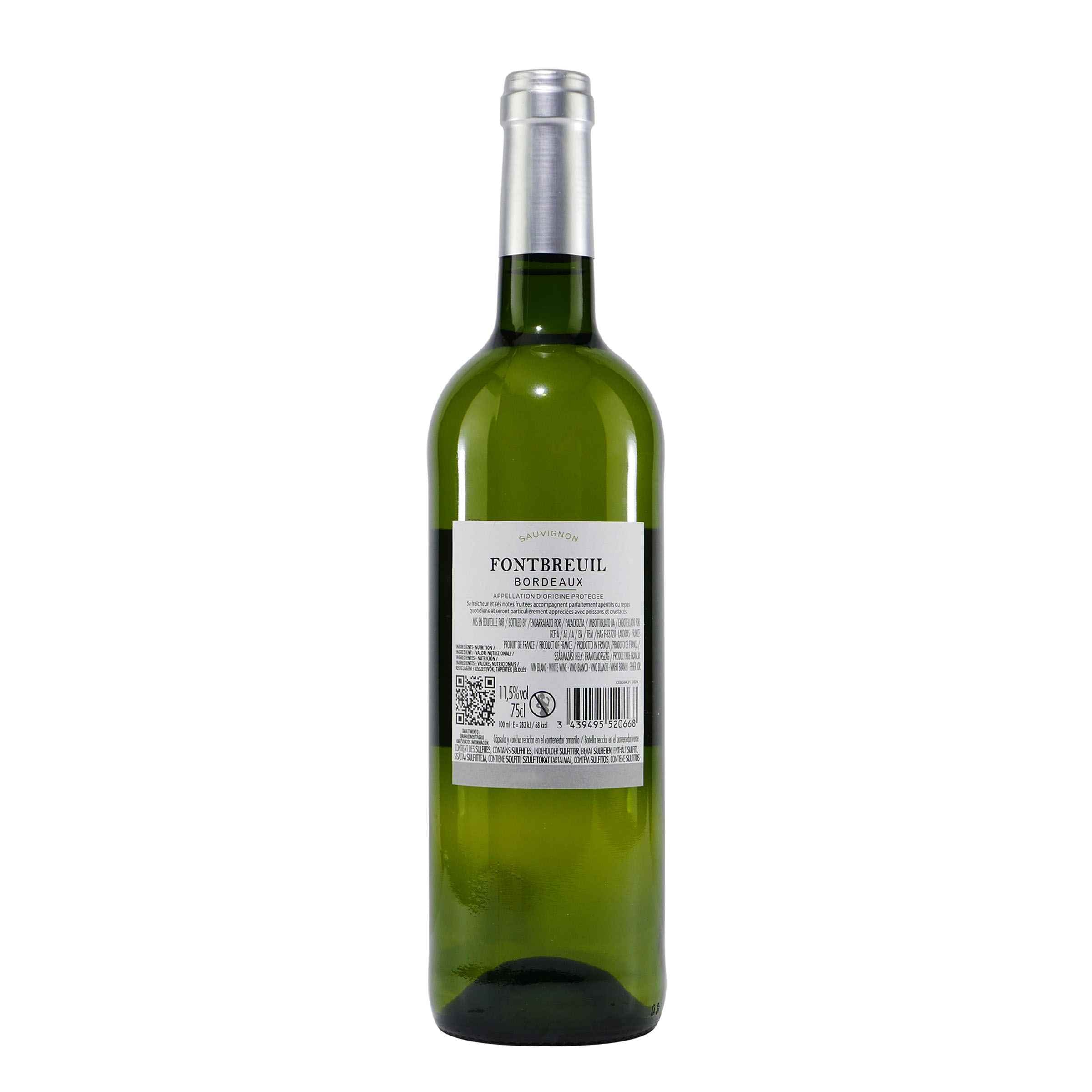 Fontbreuil Bordeaux Sauvignon AOP -trocken- (6 x 0,75L)