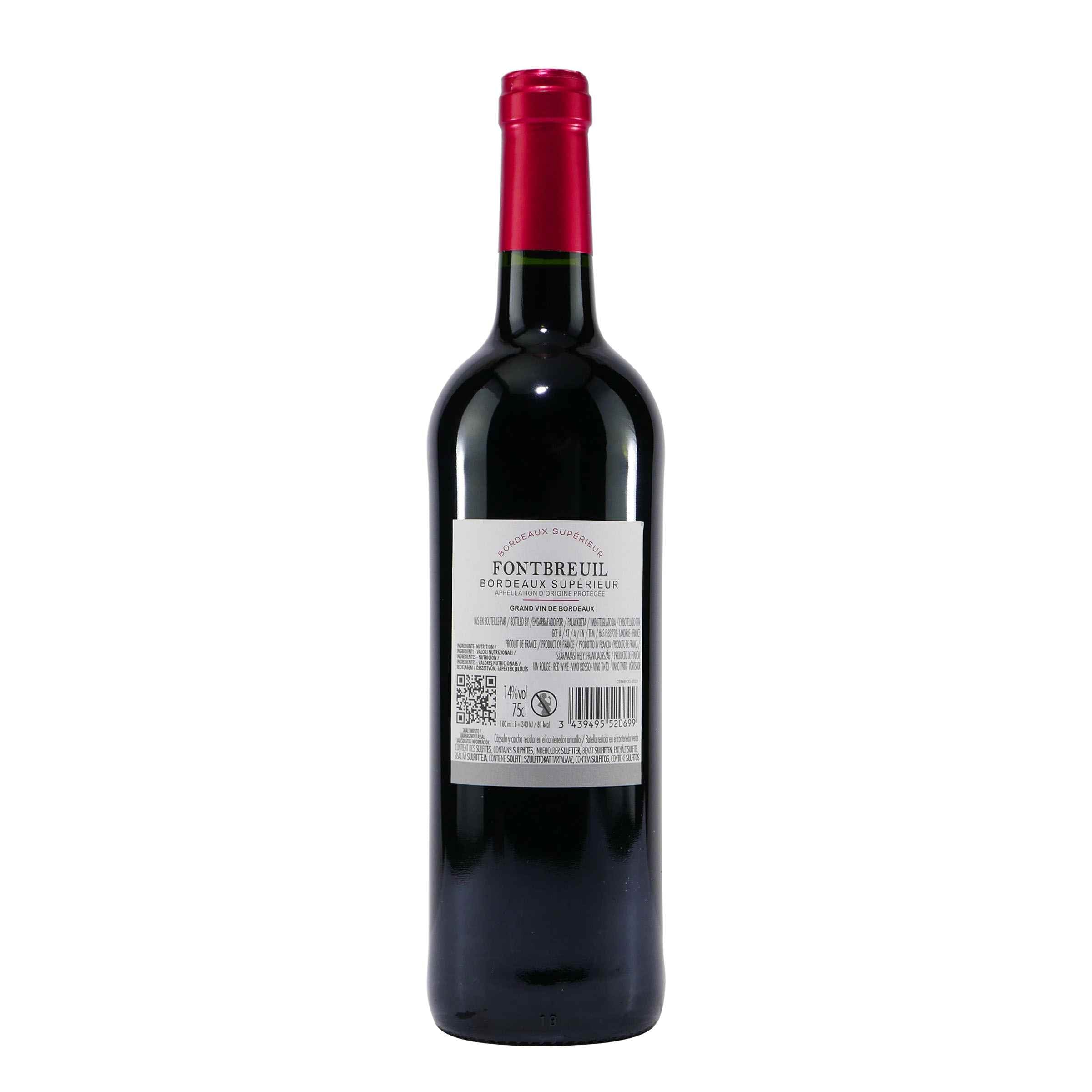 Fontbreuil Bordeaux Superieur AOP -trocken- (6 x 0,75L)