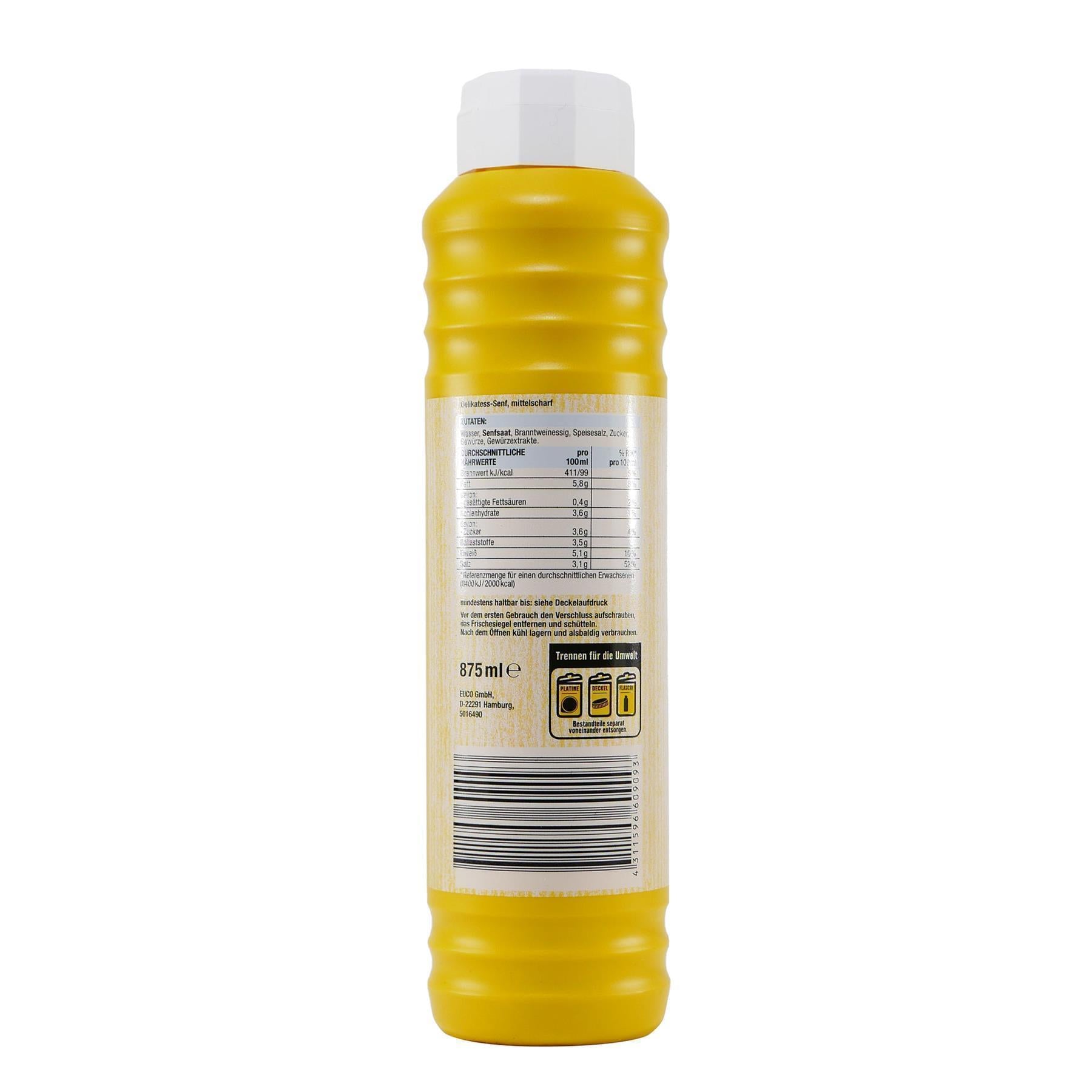 Classic Line Delikatess Senf -mittelscharf- (12 x 875ml)