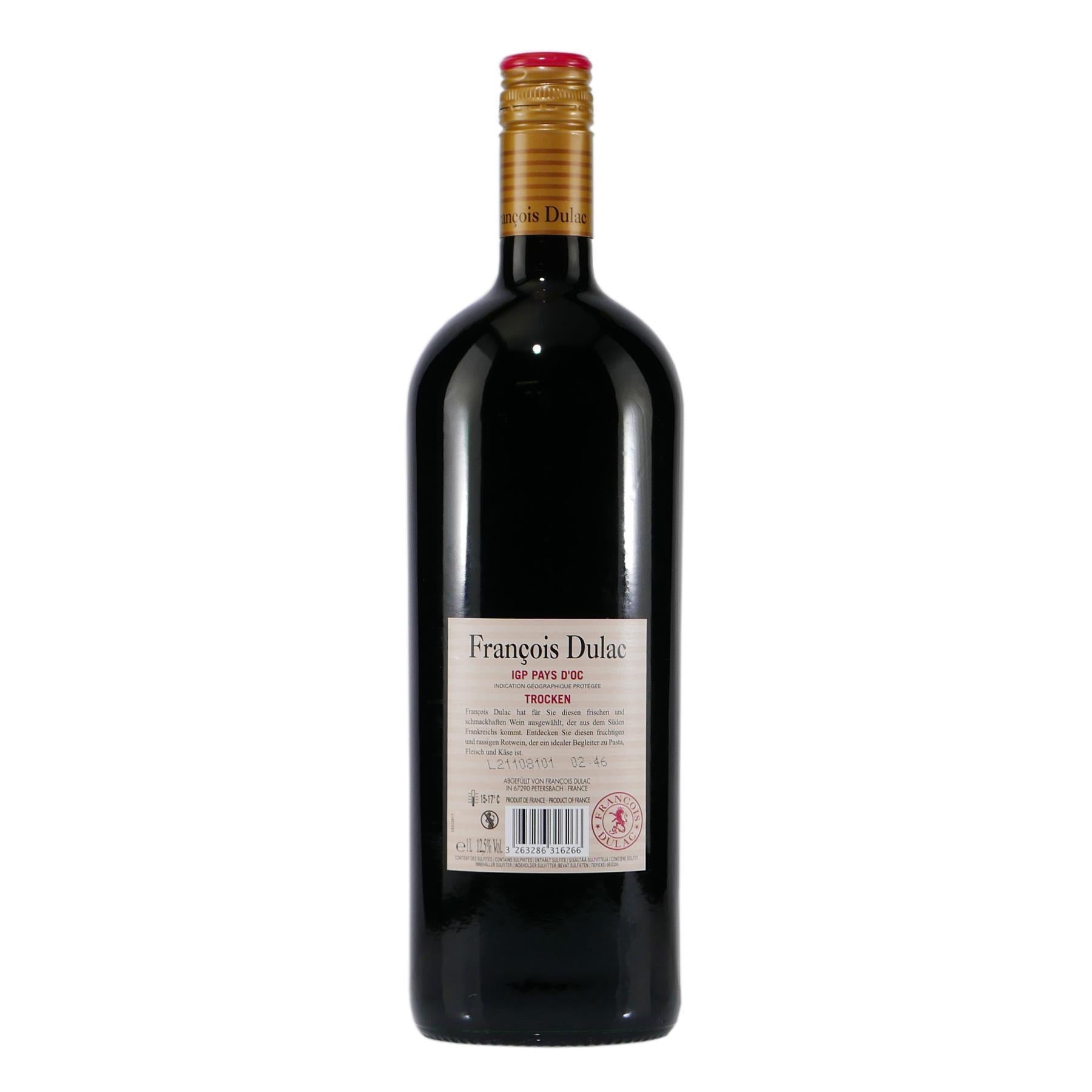Francois Dulac Rouge IGP -trocken- (6 x 1,0L)