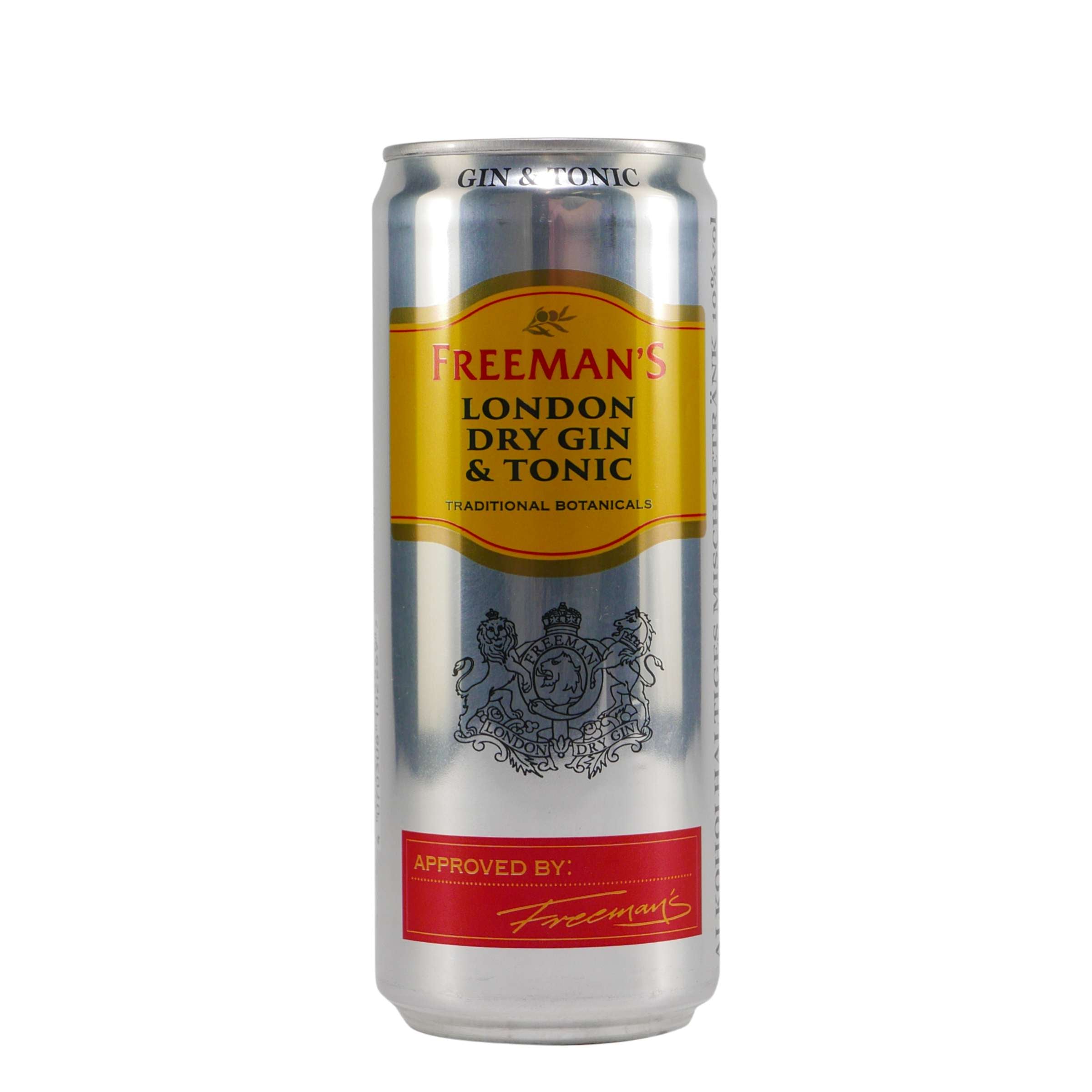Freeman´s London Dry Gin & Tonic (12 x 0,33L) EINWEG