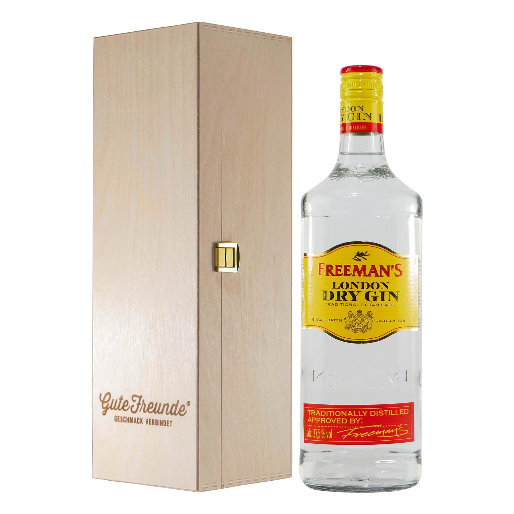 Freeman´s London Dry Gin mit Geschenk-Holzkiste