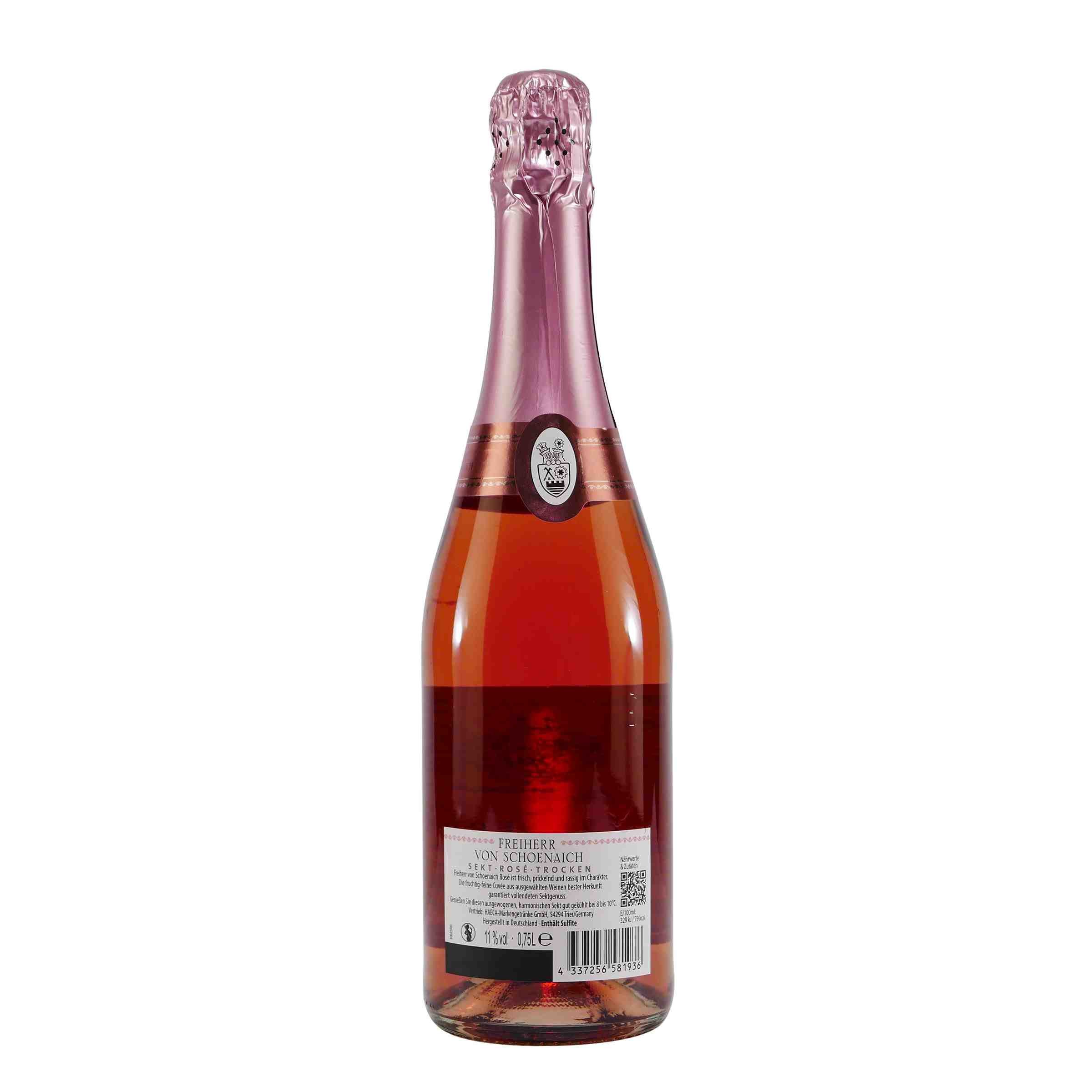 Freiherr von Schoenaich Sekt Rosé -trocken- (6 x 0,75L)