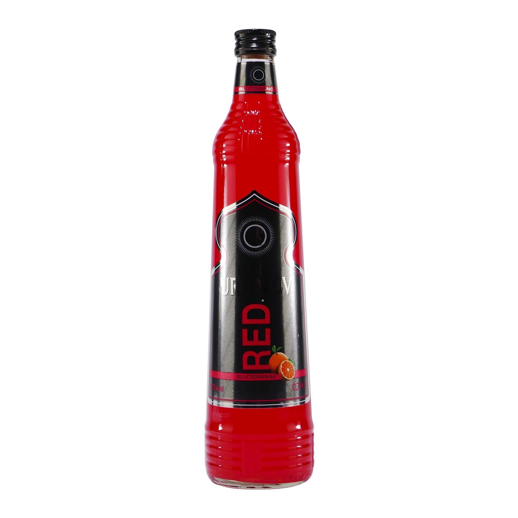 Fürst Uranov Red Blutorange Likör mit Vodka (6 x 0,7L)