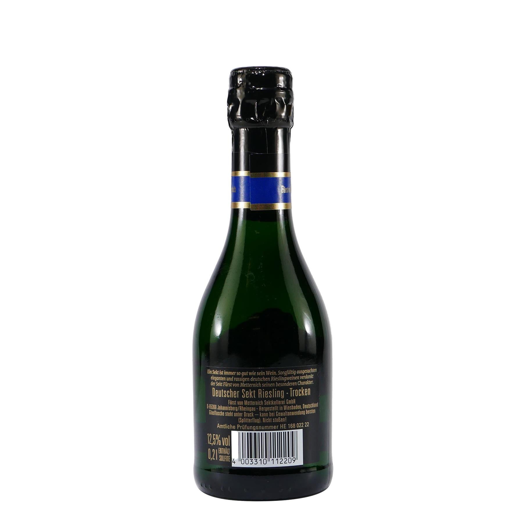 Fürst von Metternich Riesling Sekt -Trocken- (12 x 0,2L)