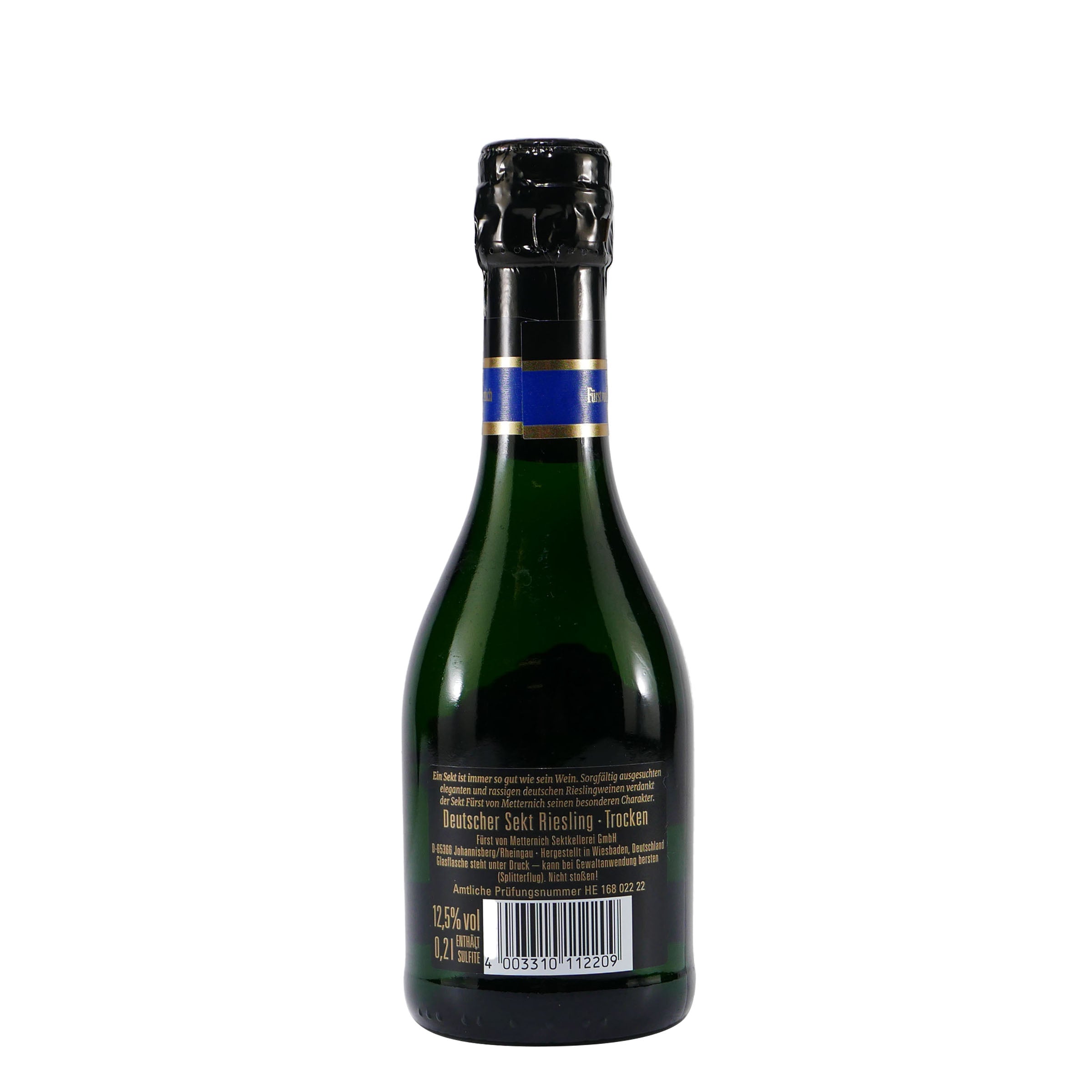 Fürst von Metternich Riesling Sekt -Trocken- (12 x 0,2L)