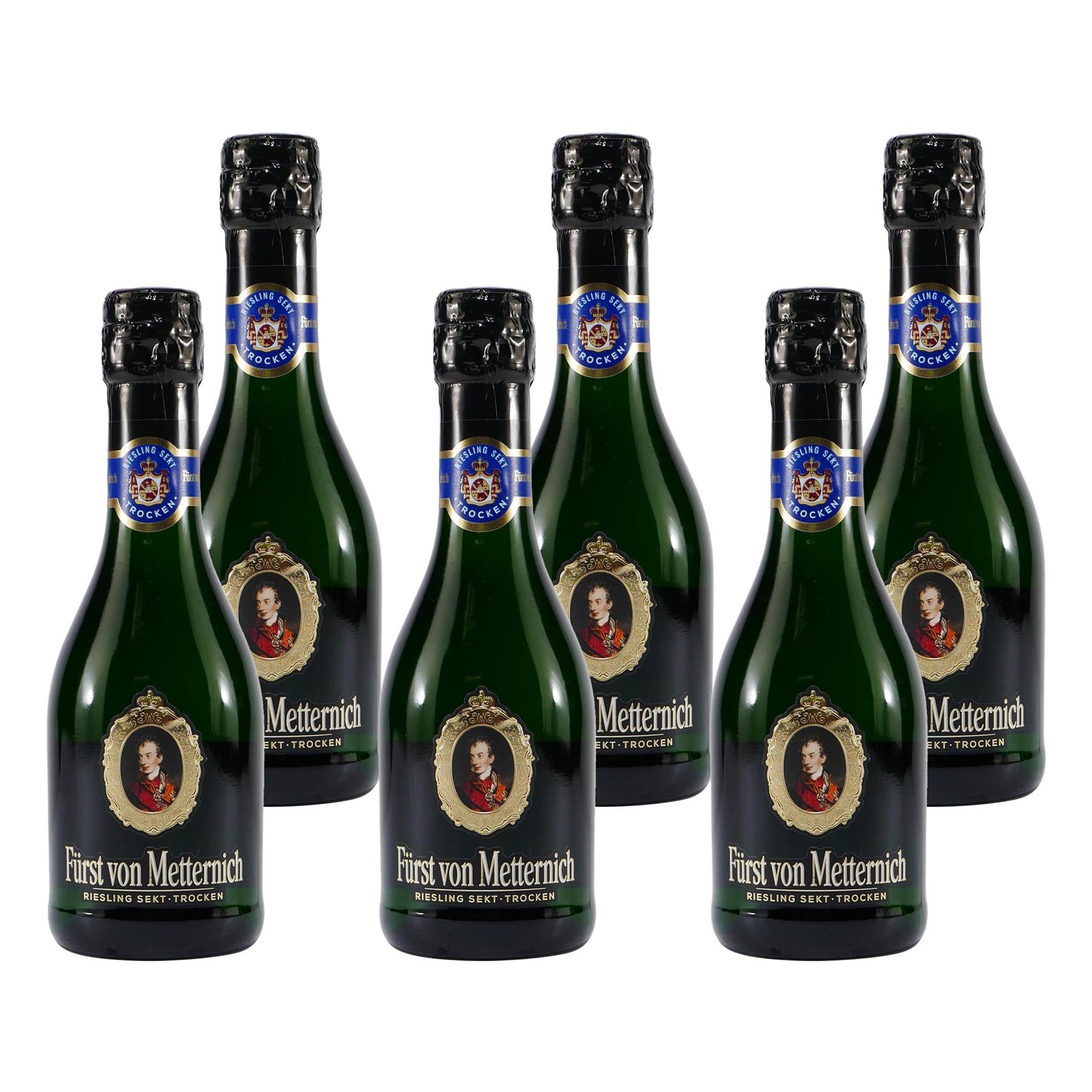 Fürst von Metternich Riesling Sekt -Trocken- (12 x 0,2L)