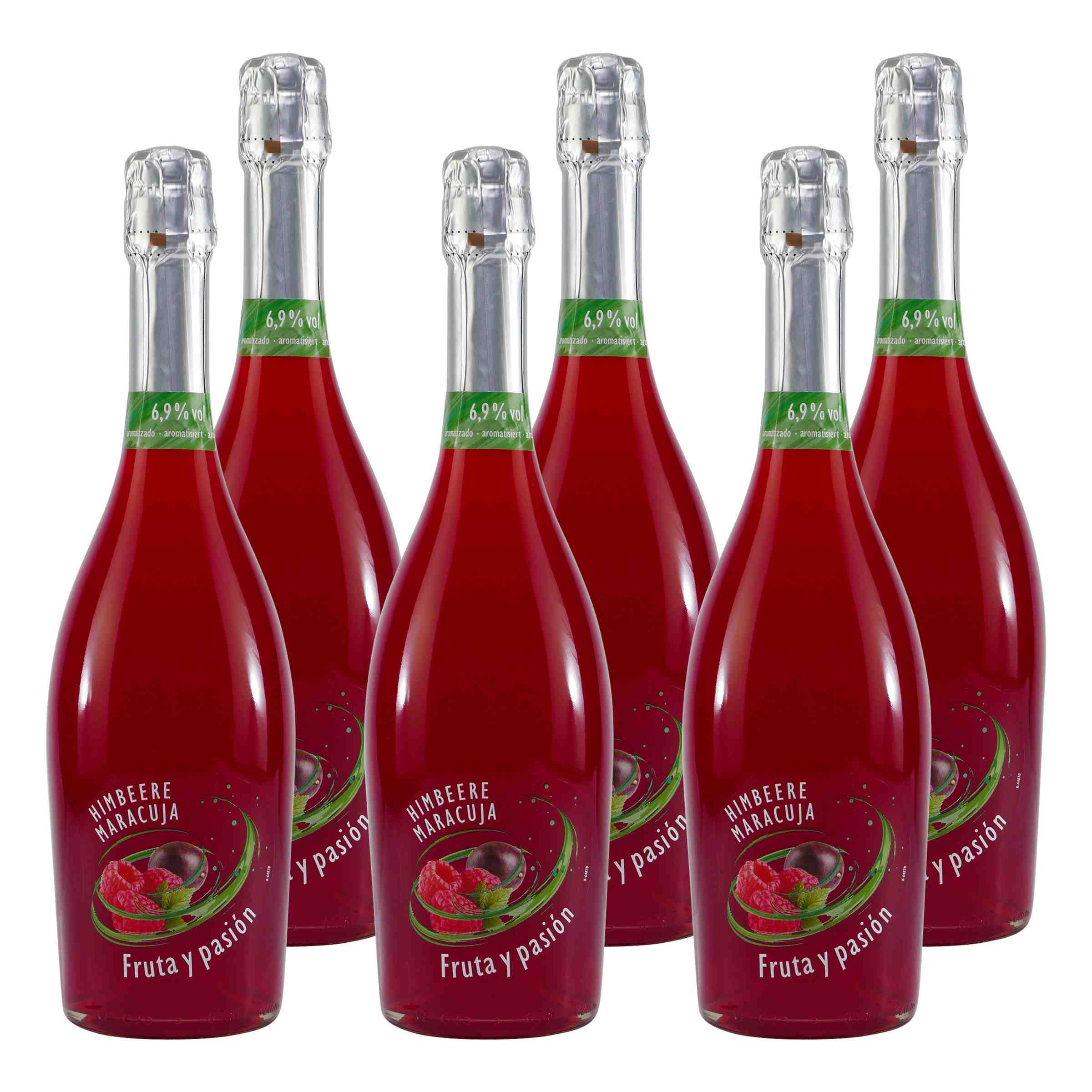 Fruta y Pasión Himbeer-Maracuja Cocktail (6 x 0,75L)