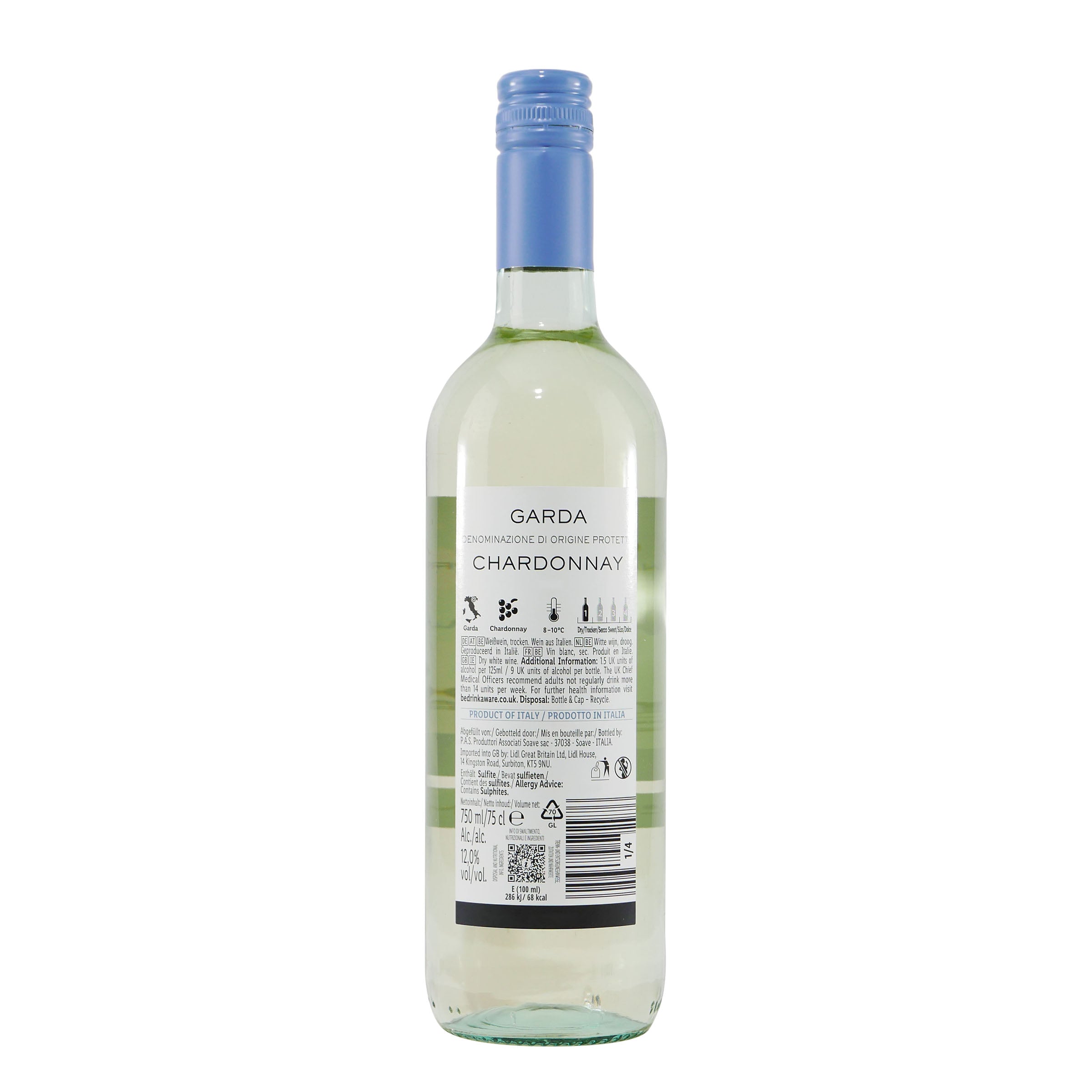 Garda Chardonnay DOP -trocken- (6 x 0,75L)